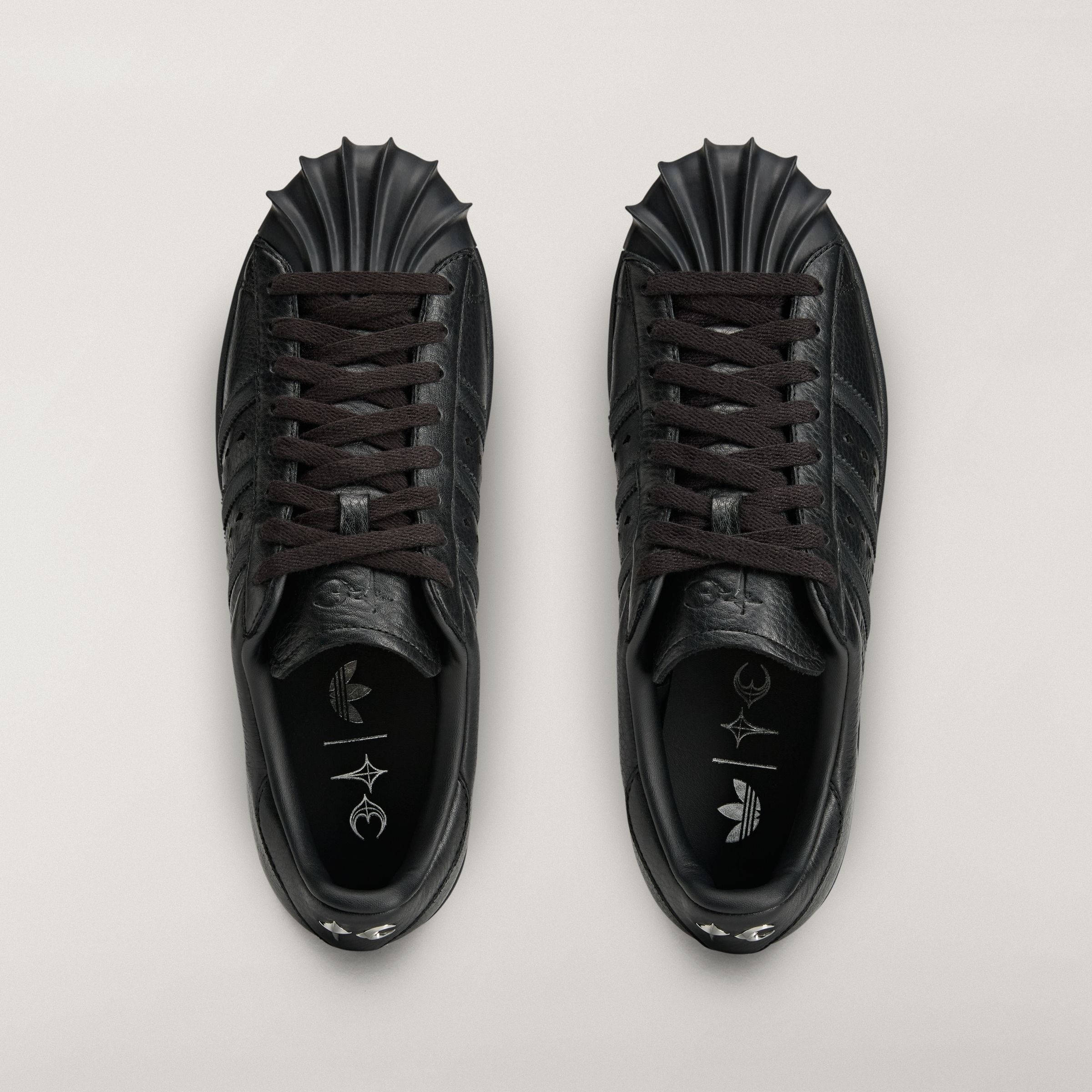 Thug Club x adidas Superstar Vintage Black KI0824 middle