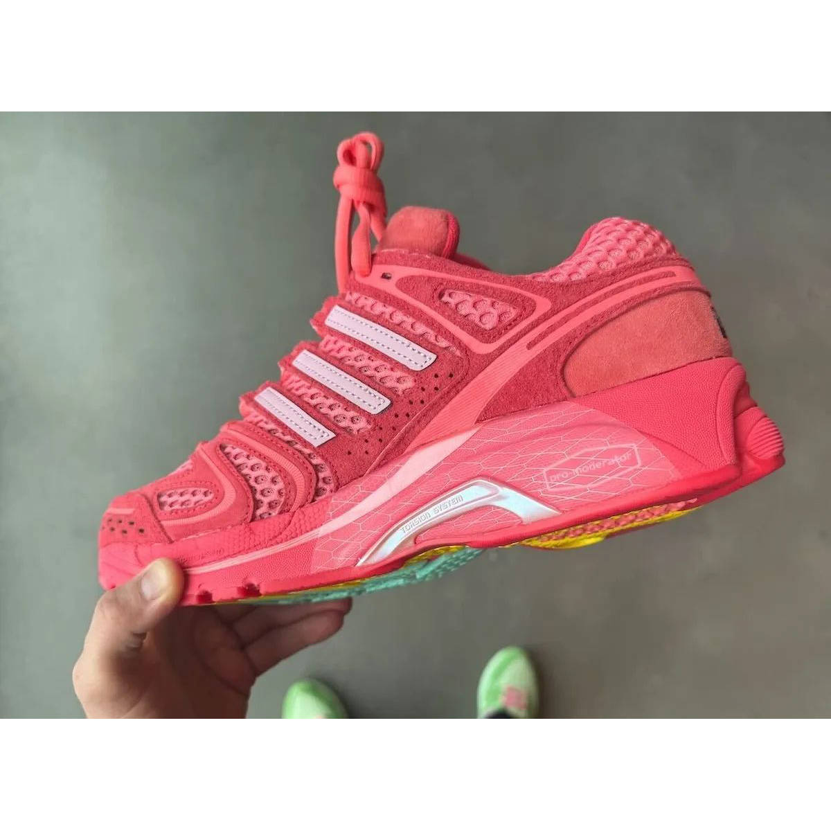 Unheardof x adidas Adistar Control 5 Piggy Runner 2.0 Pink side