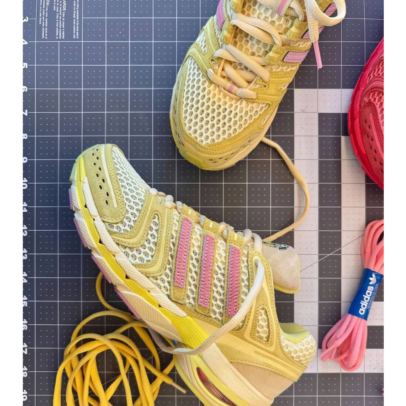 Unheardof x adidas Adistar Control 5 Piggy Runner 2.0 Yellow top