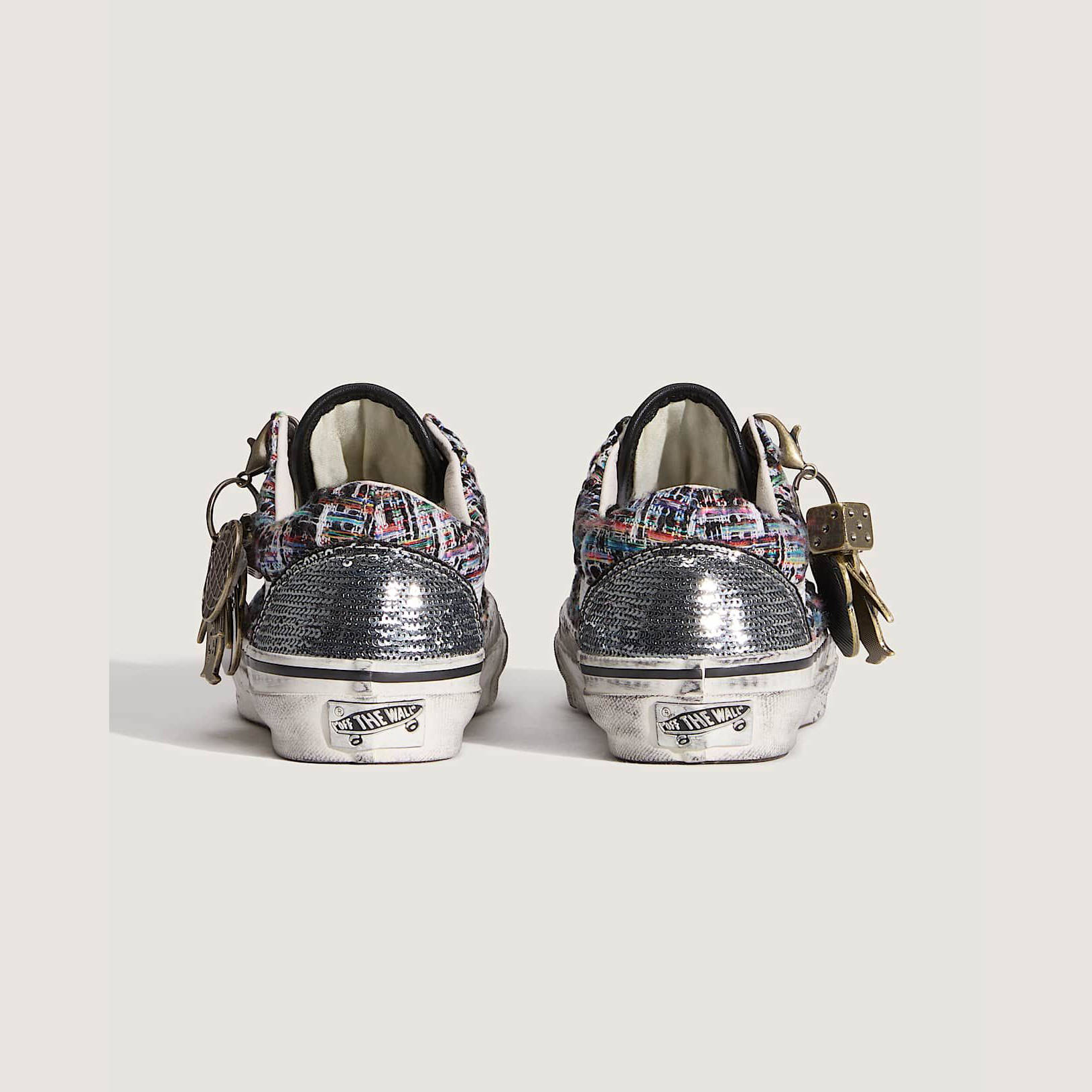 Vans Old Skool Premium Charms Black Grey Multi VN000D9VDE2 back