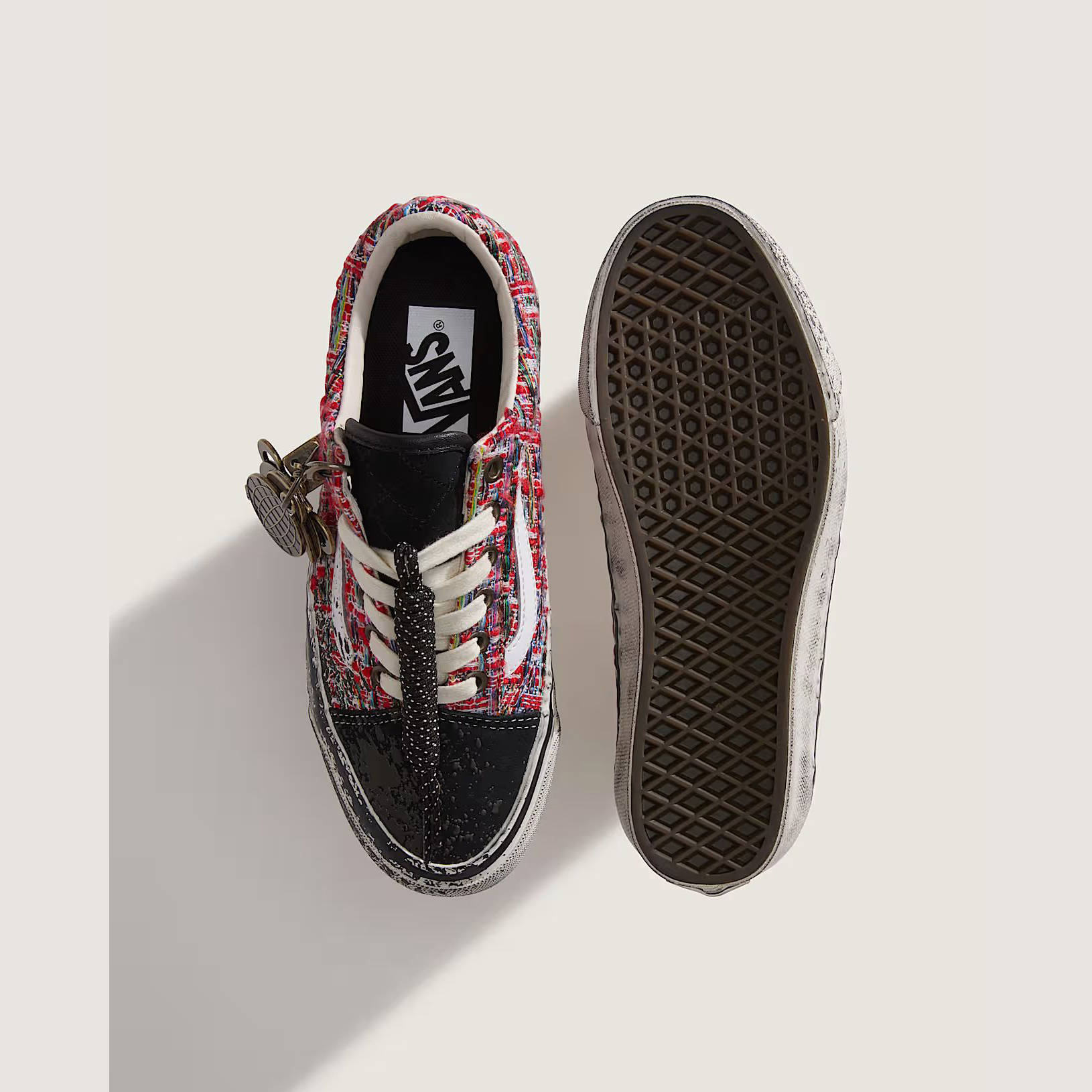 Vans Old Skool Premium Charms Black Red Multi VN000D9VBOS middle
