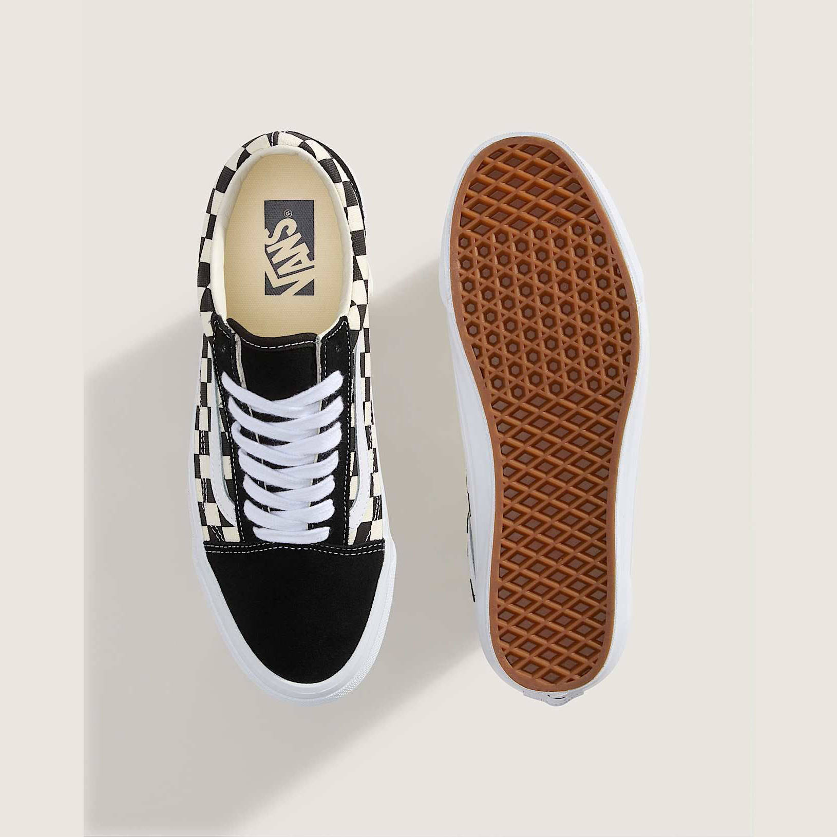 Vans Old Skool Reissue 36 Black Off White VN000CQD2BO middle