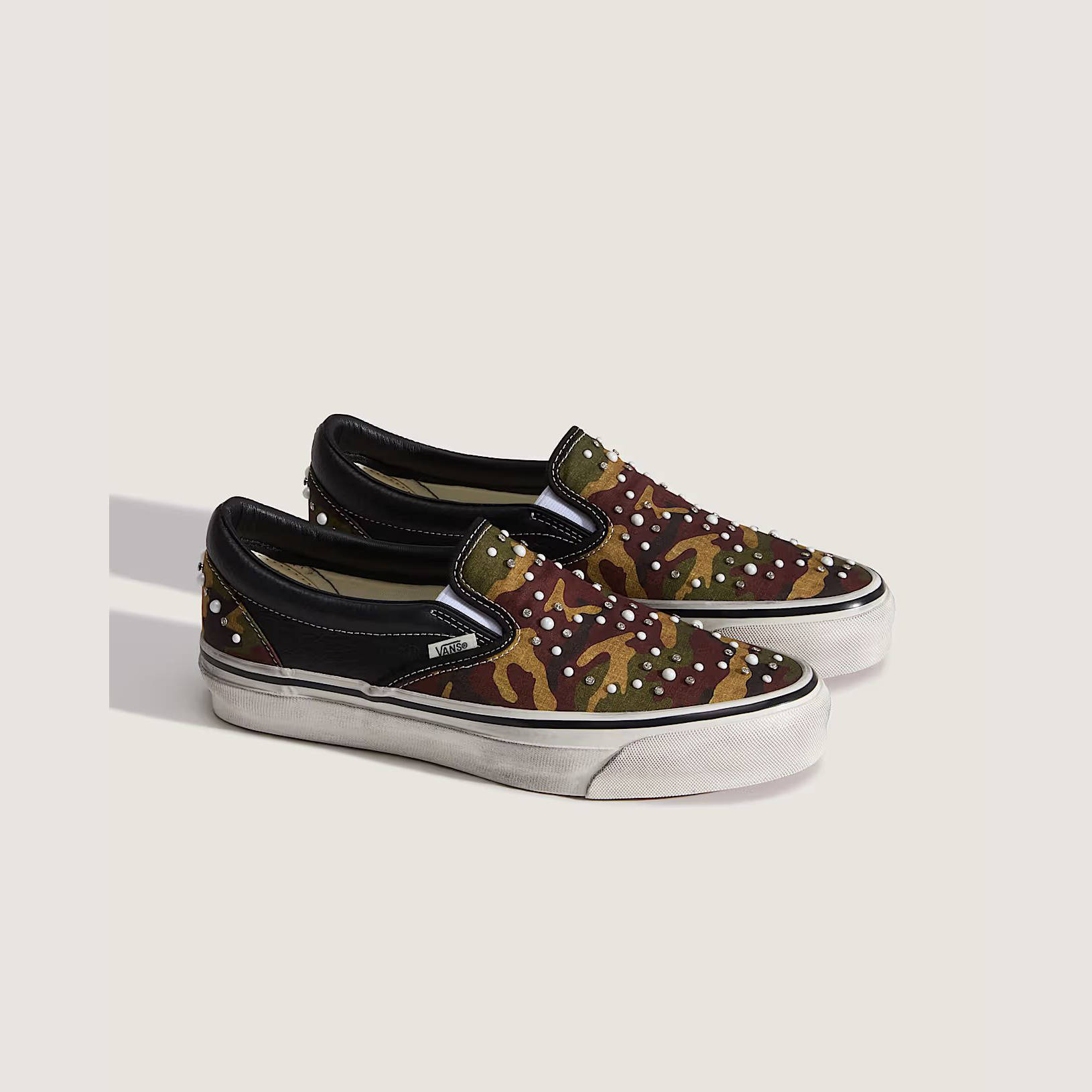 Vans Premium Classic Slip-On Camo Black VN000D9PCAK front