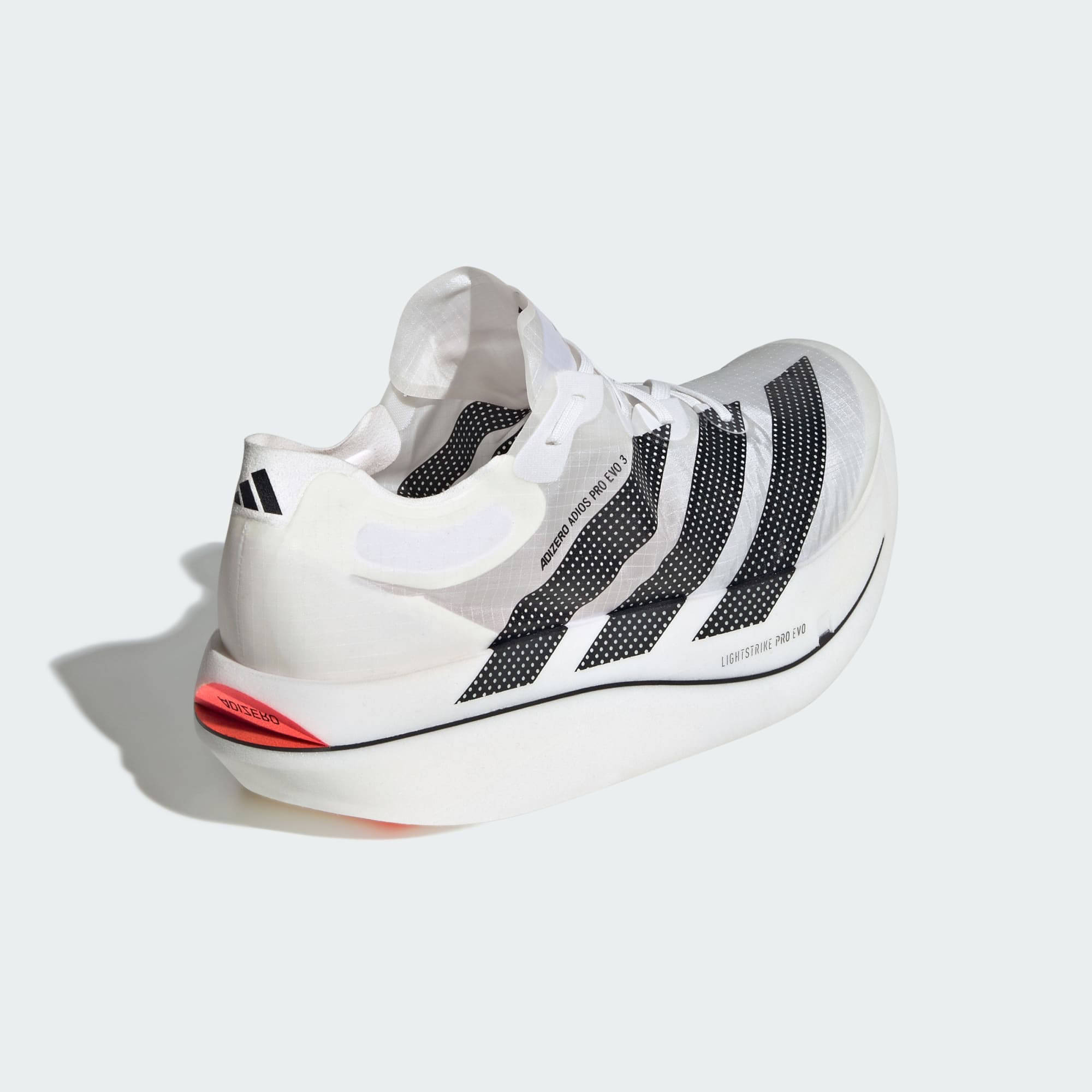 adidas Adizero Adios Pro Evo 3 White Black Back