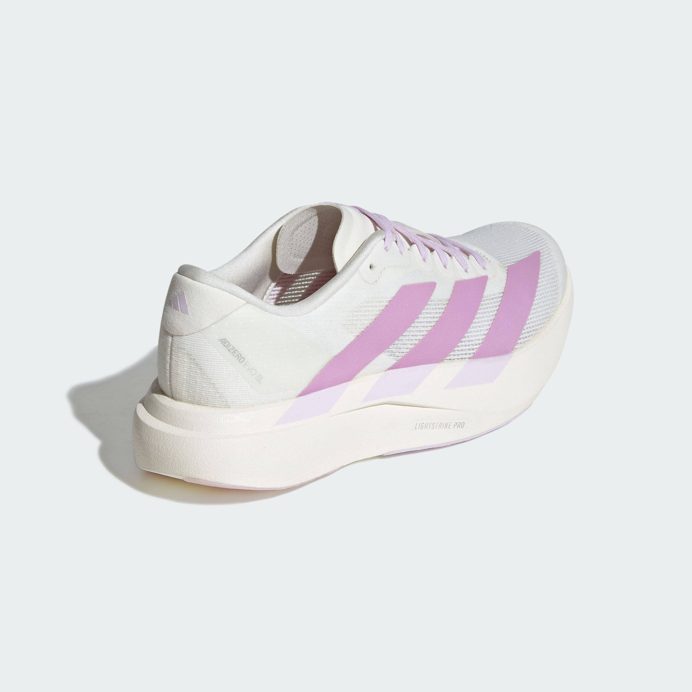 adidas Adizero Evo SL White Bliss Lilac KI7354 back