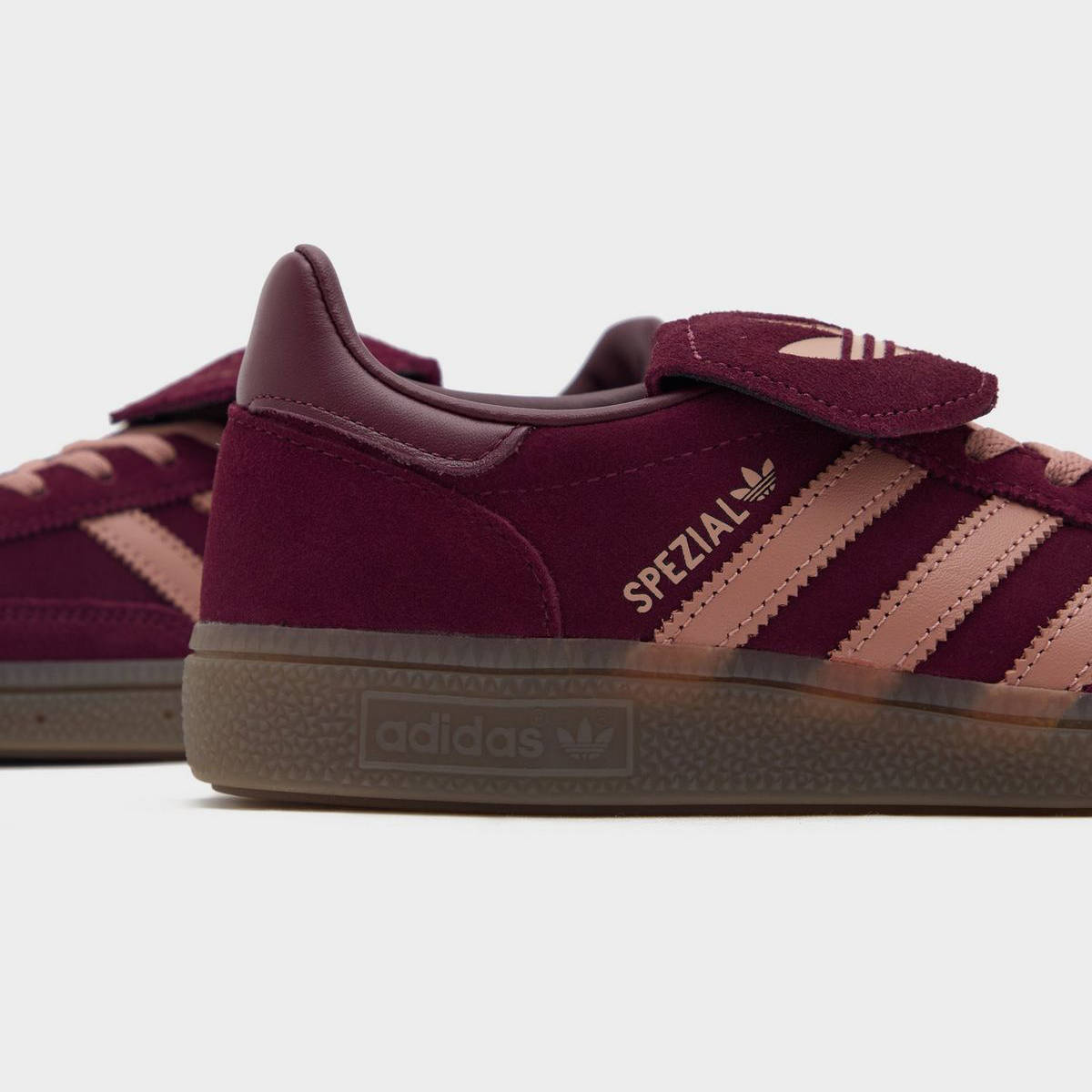 adidas Handball Spezial LT Maroon Warm Clay KK0339 heel