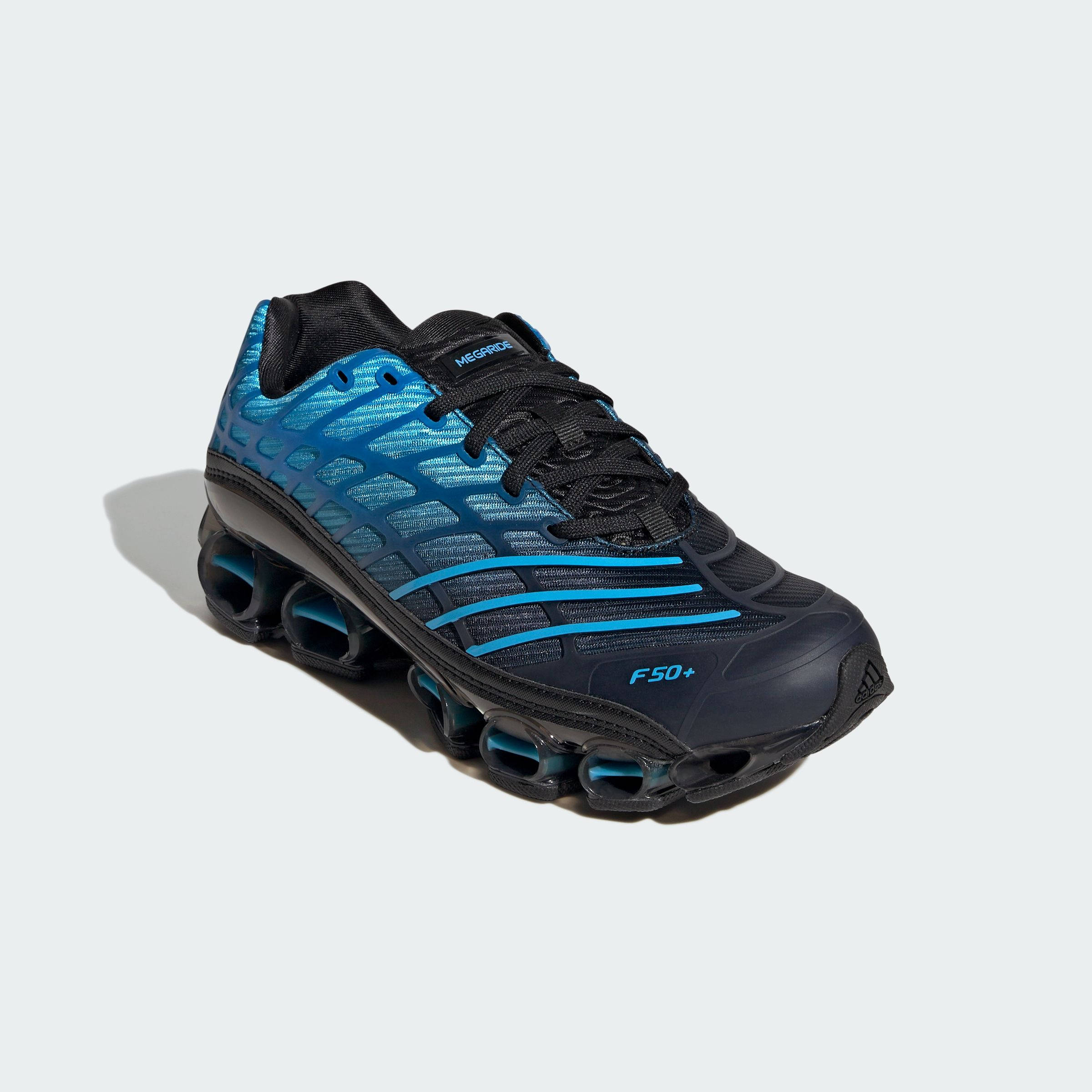 adidas Megaride F50 Black Lucid Aquamarine KJ4419 front