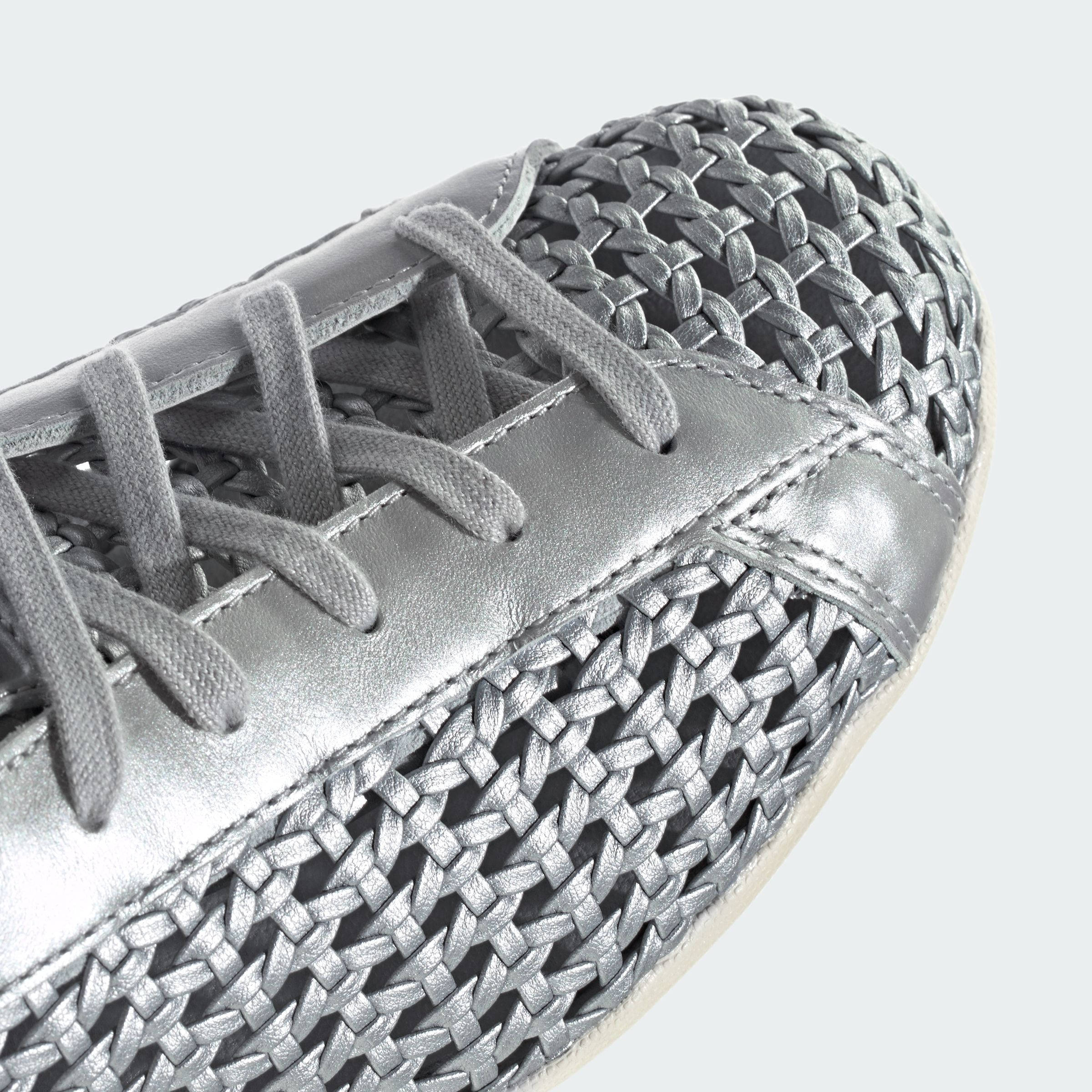 adidas Stan Smith Lo Pro Basketweave Silver Metallic IH9355 toe