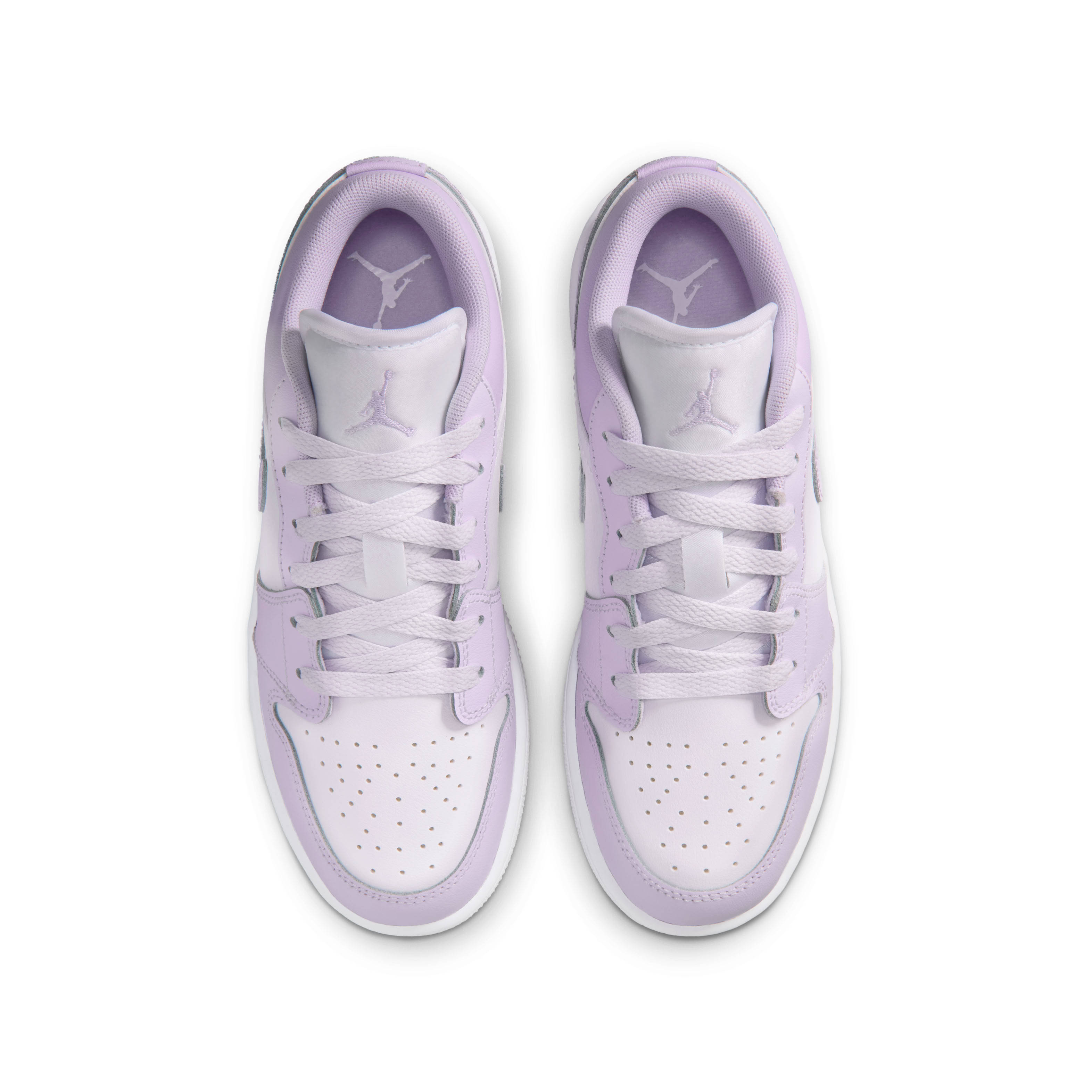 Air Jordan 1 Low GS Barely Grape Violet Mist Top