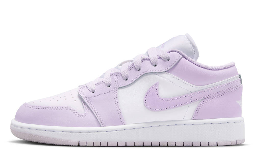 Air Jordan 1 Low GS Barely Grape Violet Mist