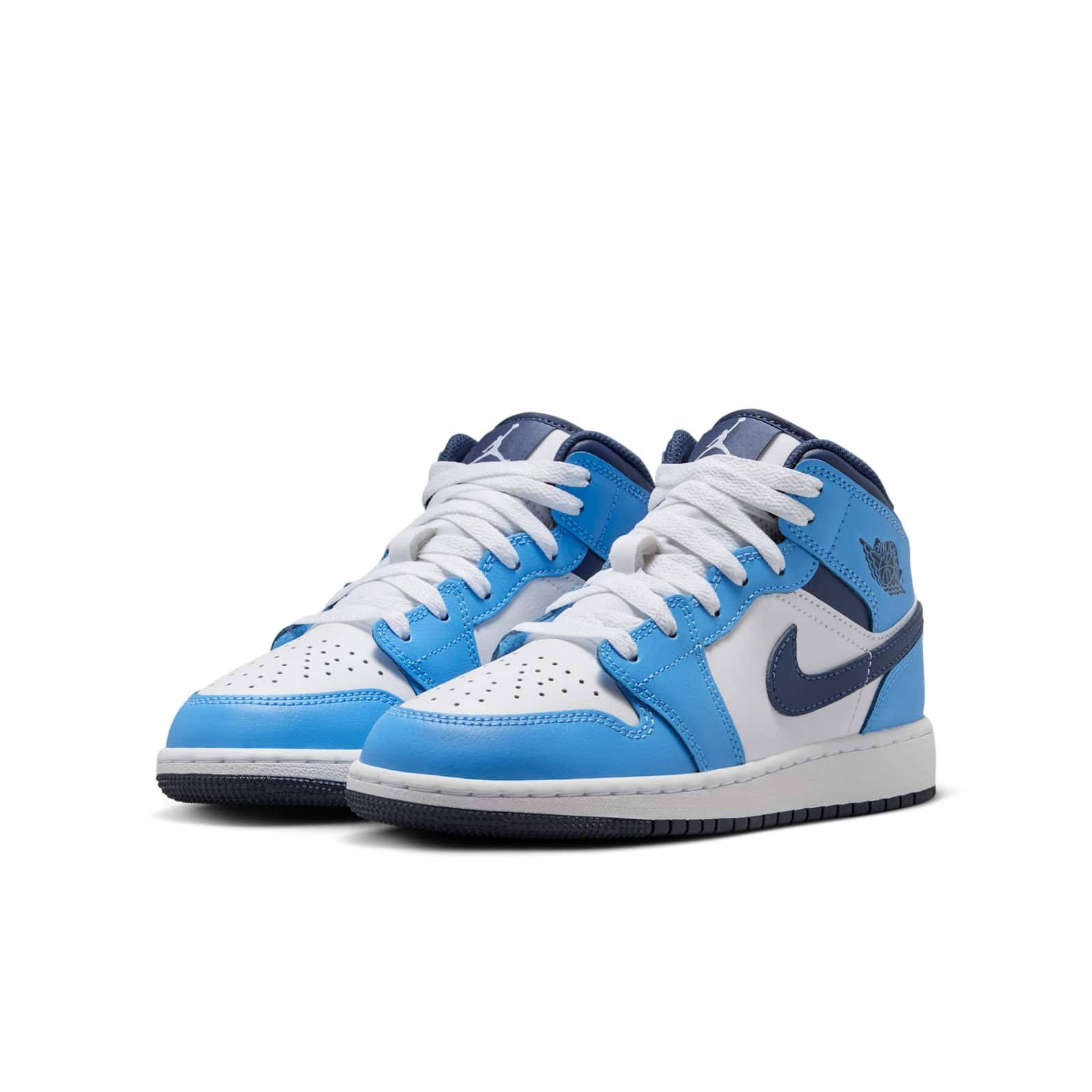 Air Jordan 1 Mid GS University Blue Navy DQ8423-405 front