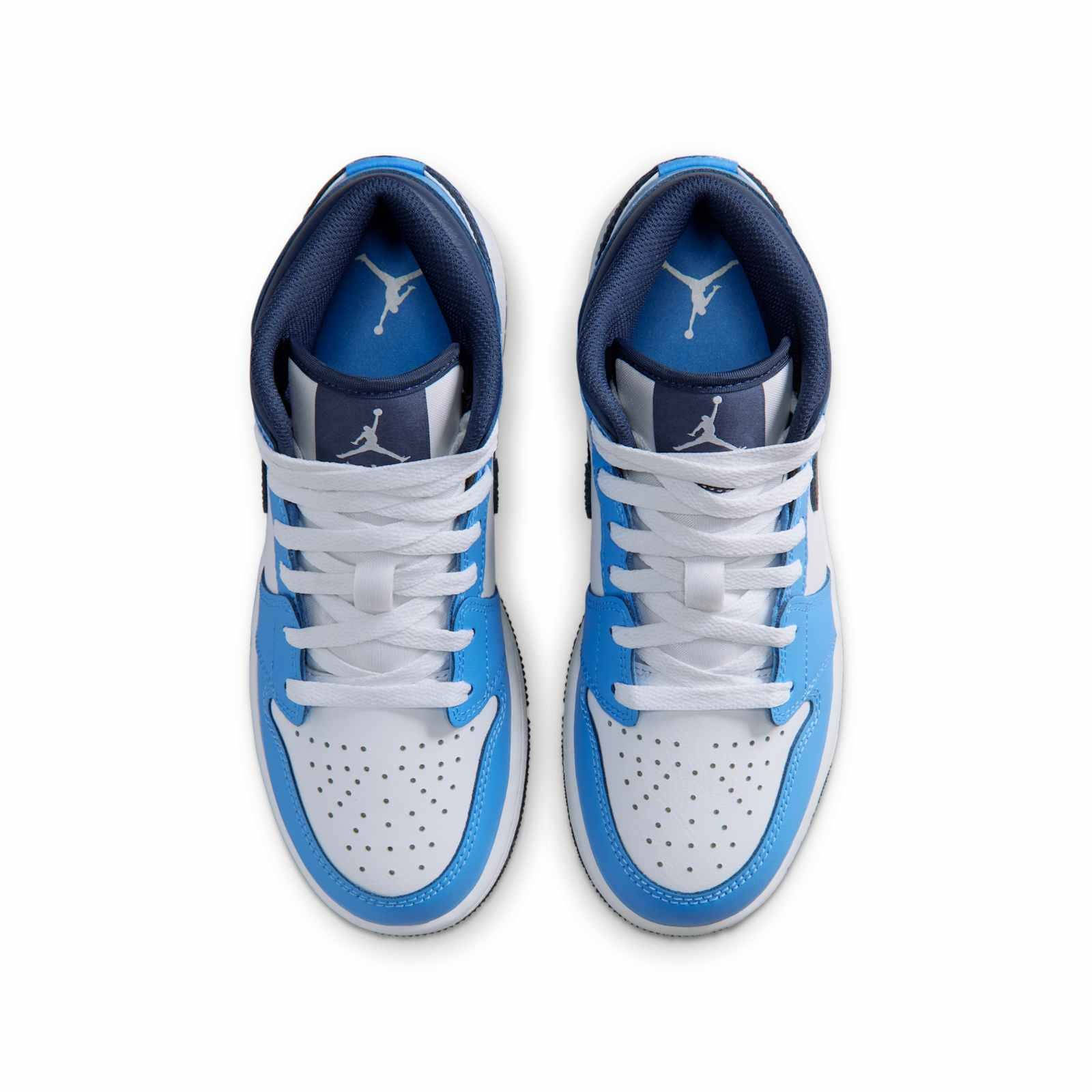 Air Jordan 1 Mid GS University Blue Navy DQ8423-405 middle
