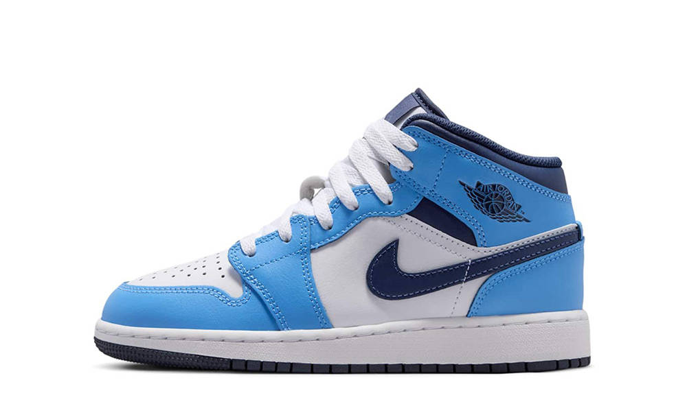 Air Jordan 1 Mid GS University Blue Navy