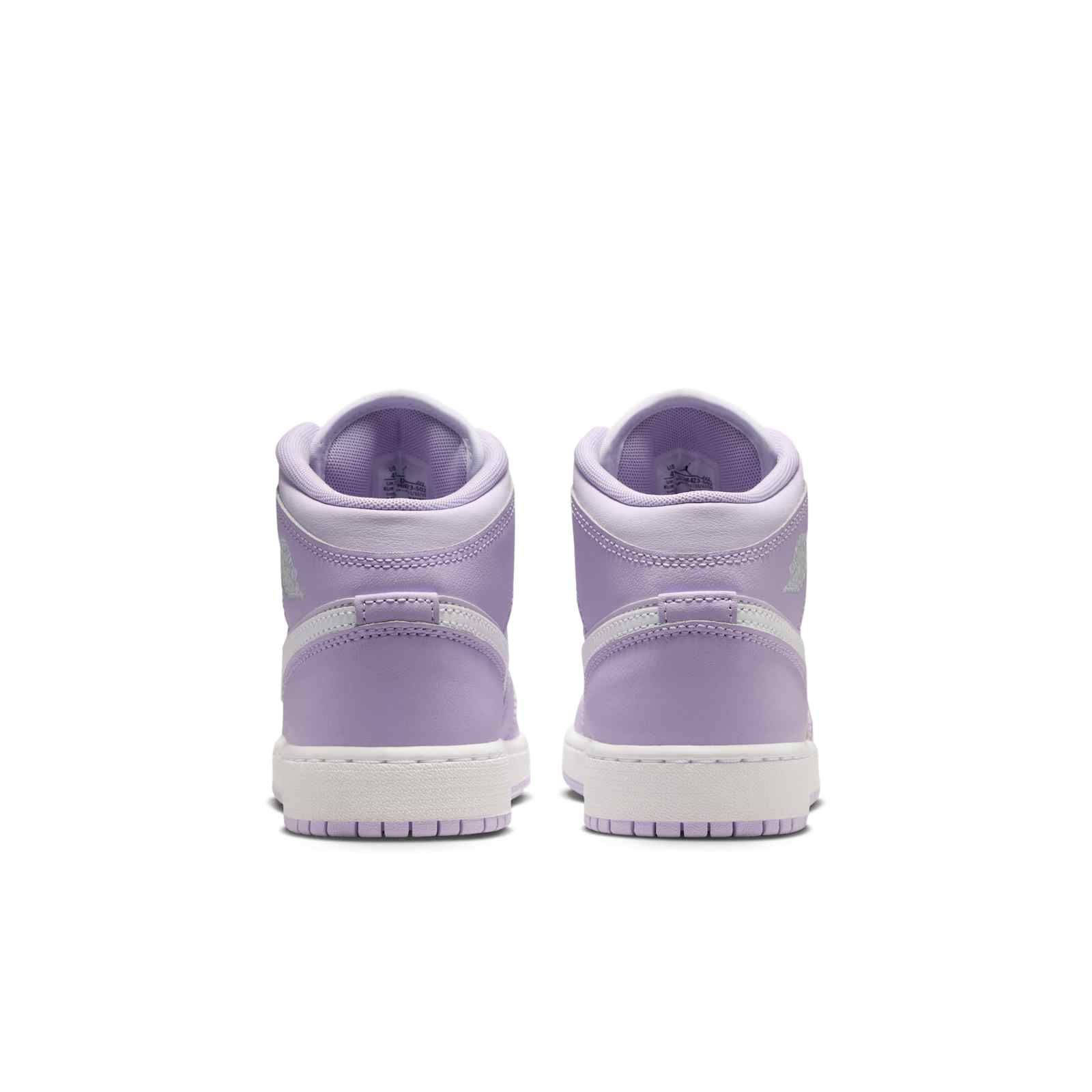 Air Jordan 1 Mid GS Violet Mist Grape DQ8423-502 back