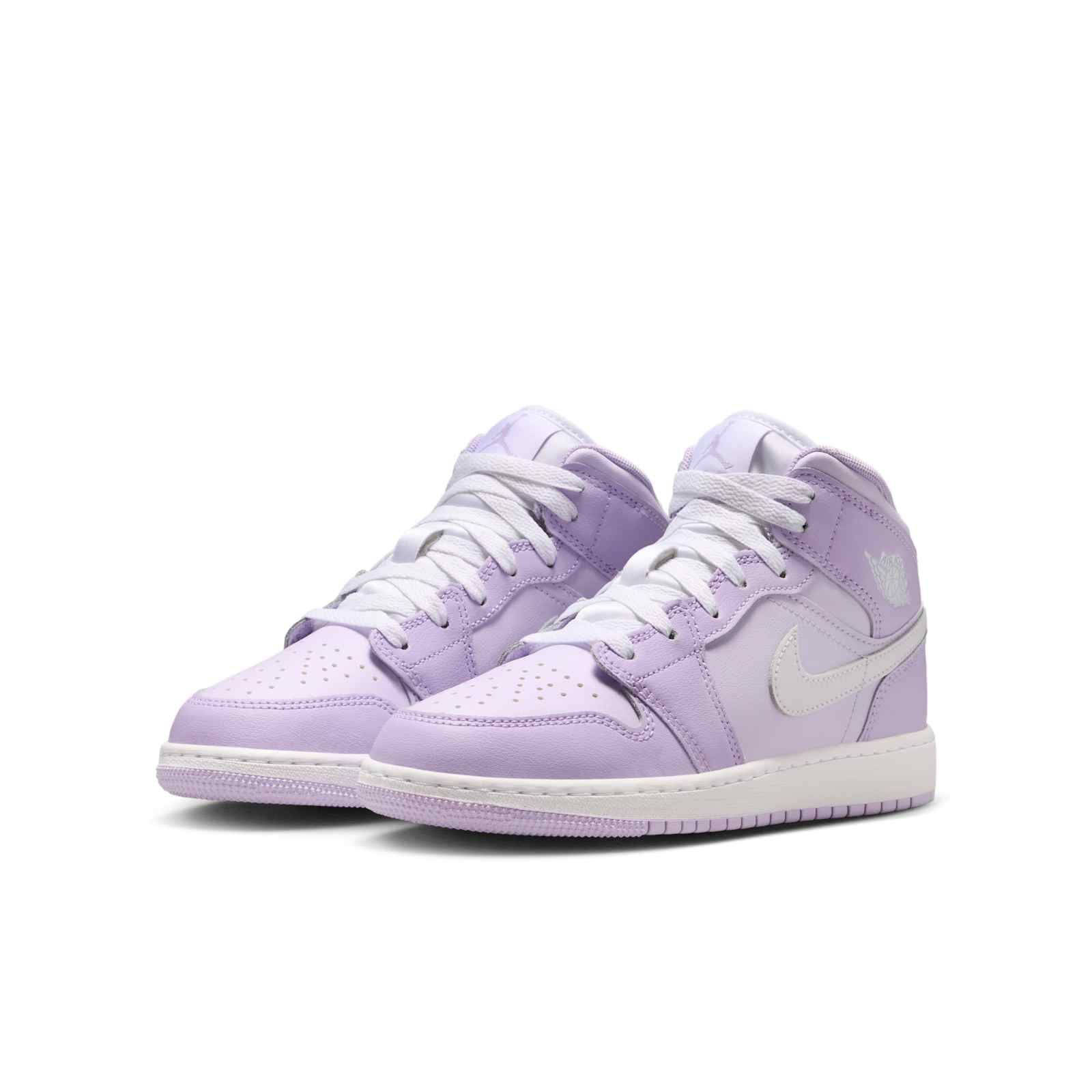 Air Jordan 1 Mid GS Violet Mist Grape DQ8423-502 front