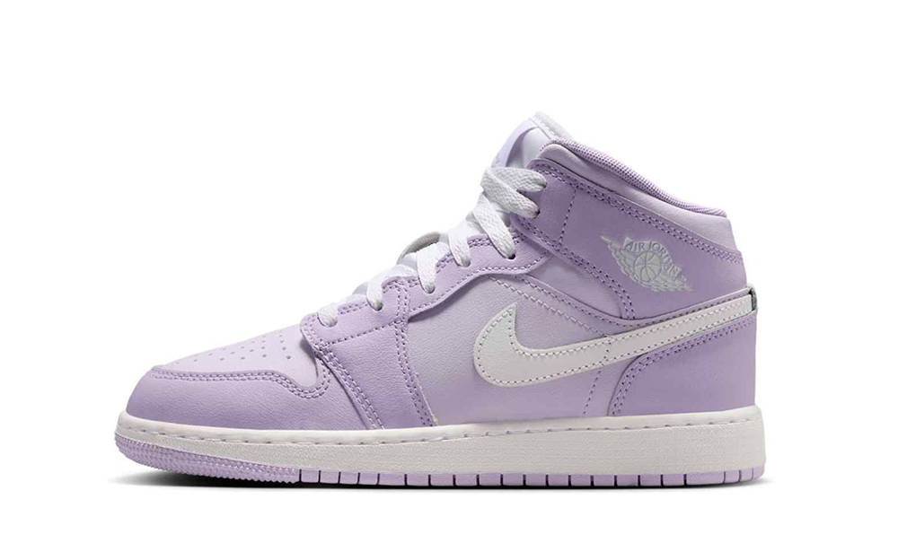Air Jordan 1 Mid GS Violet Mist Grape DQ8423-502