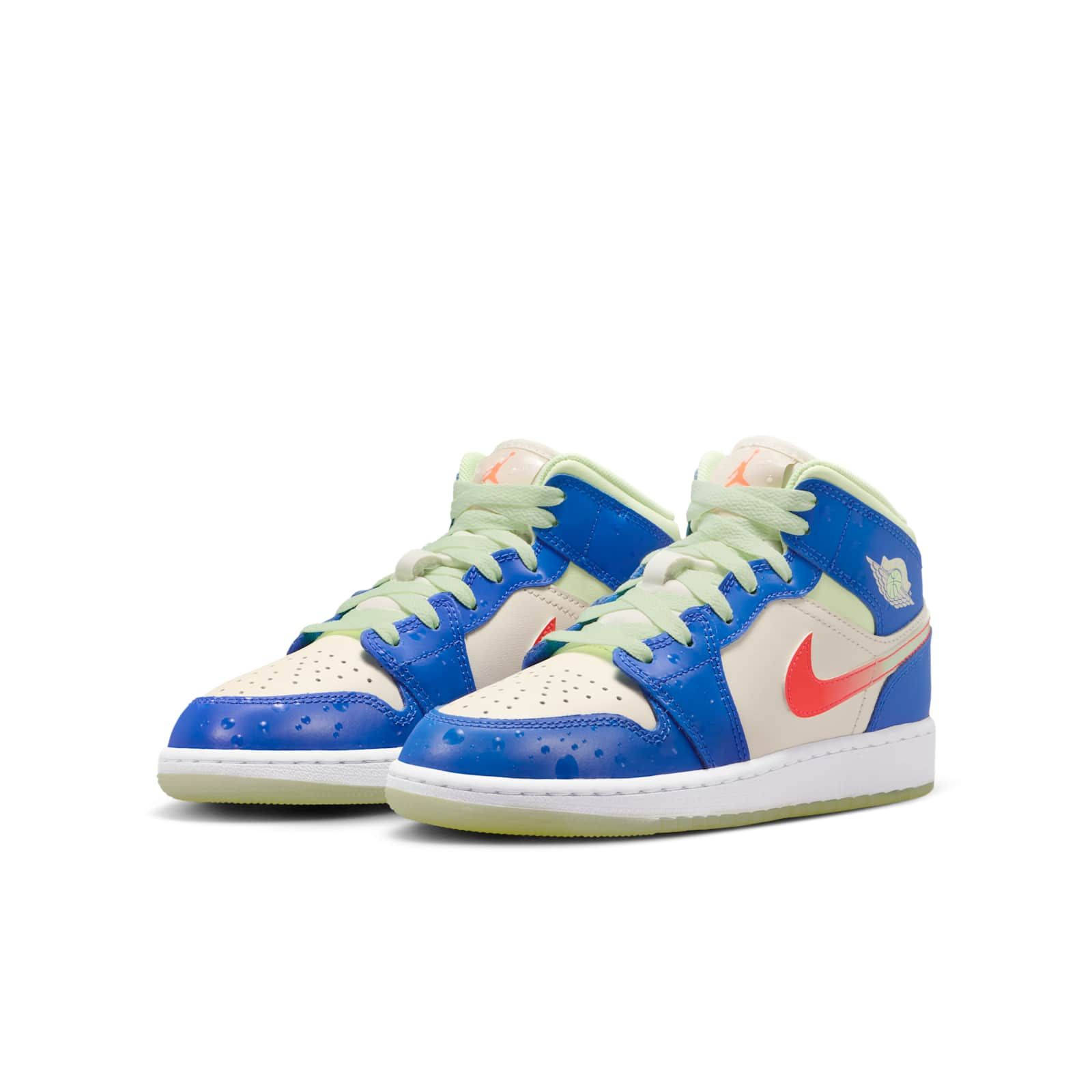 Air Jordan 1 Mid SE GS Game Royal Volt II1258-400 front