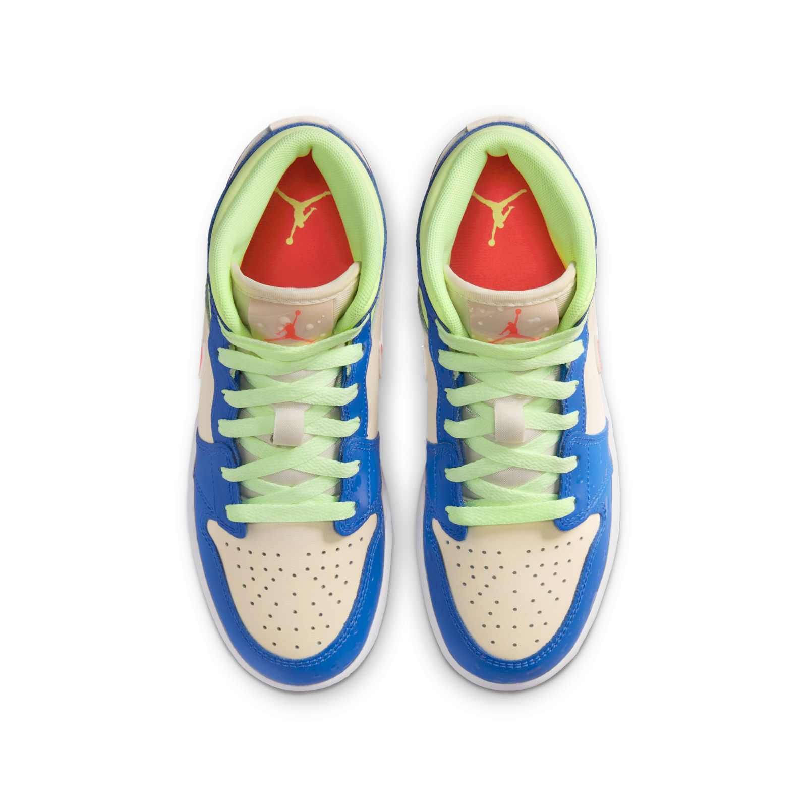 Air Jordan 1 Mid SE GS Game Royal Volt II1258-400 middle