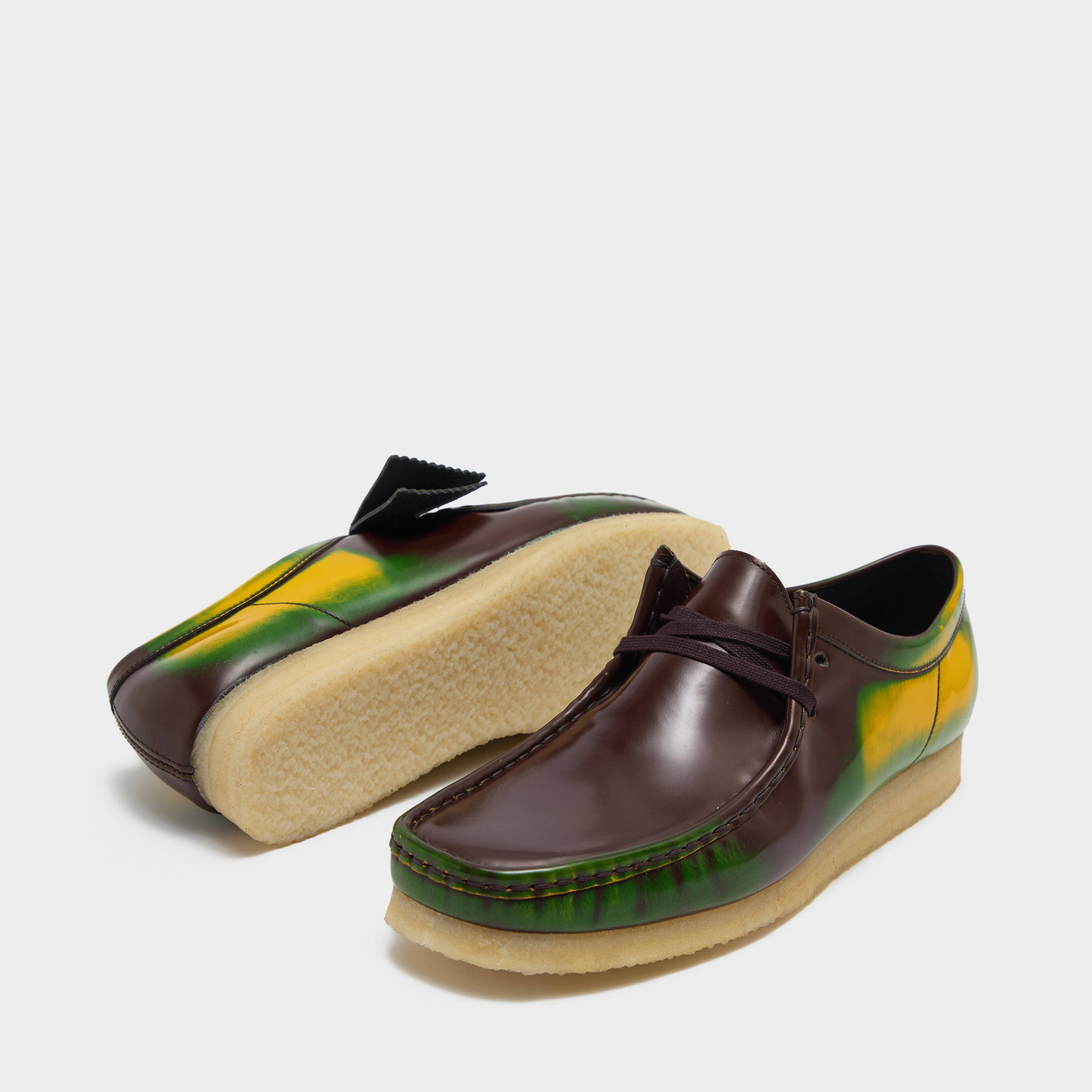 Clarks Wallabee Brown Brush Off 26185669 closeup