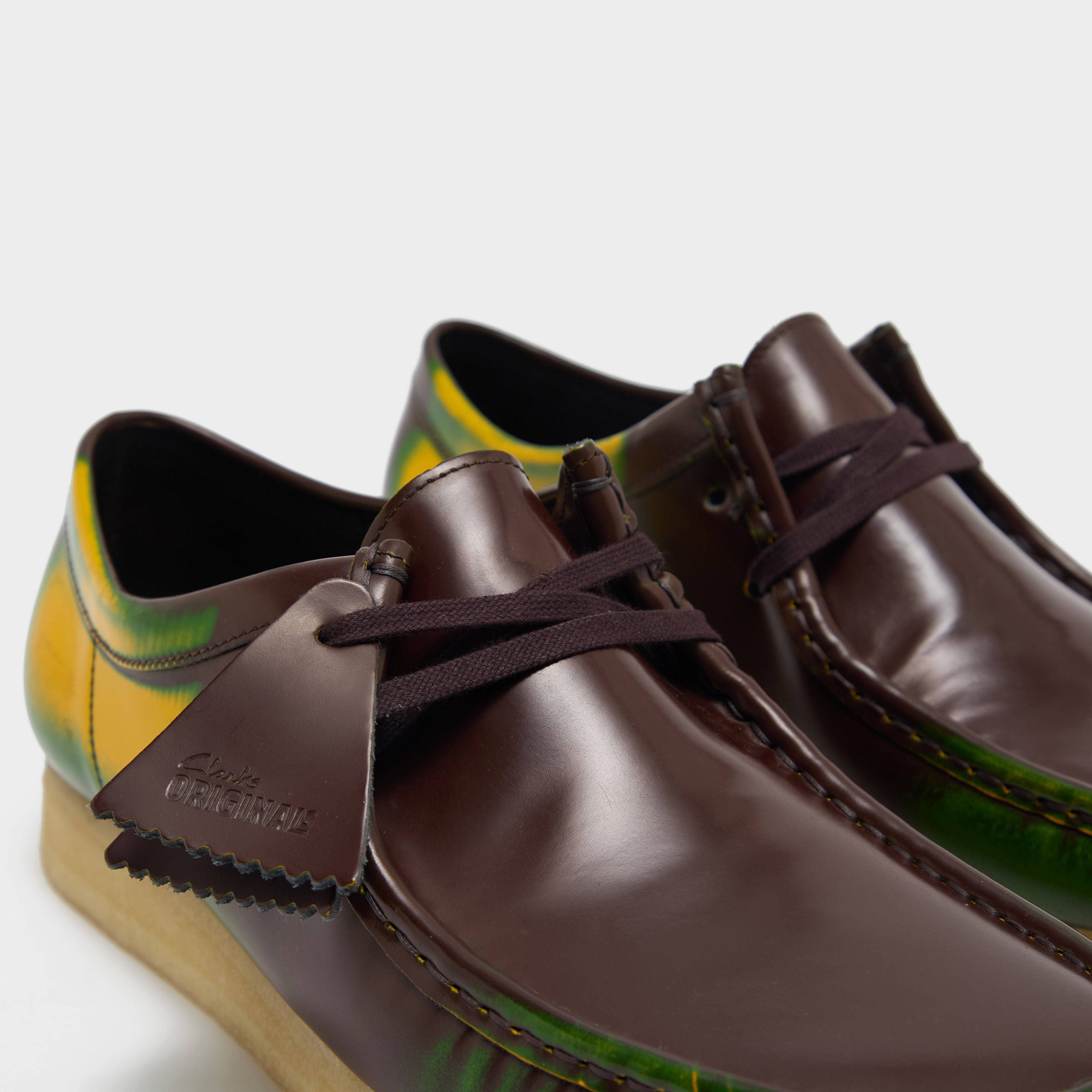 Clarks Wallabee Brown Brush Off 26185669 tongue