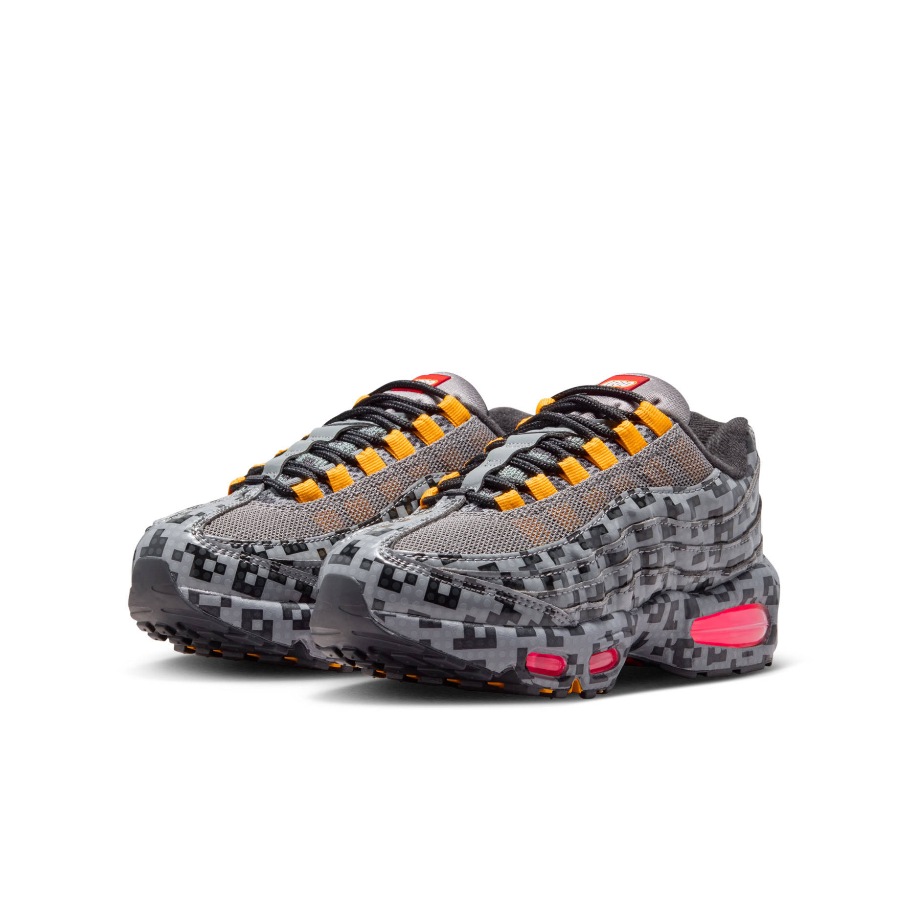 LEGO x Nike Air Max 95 Pixel Grey Black Pair