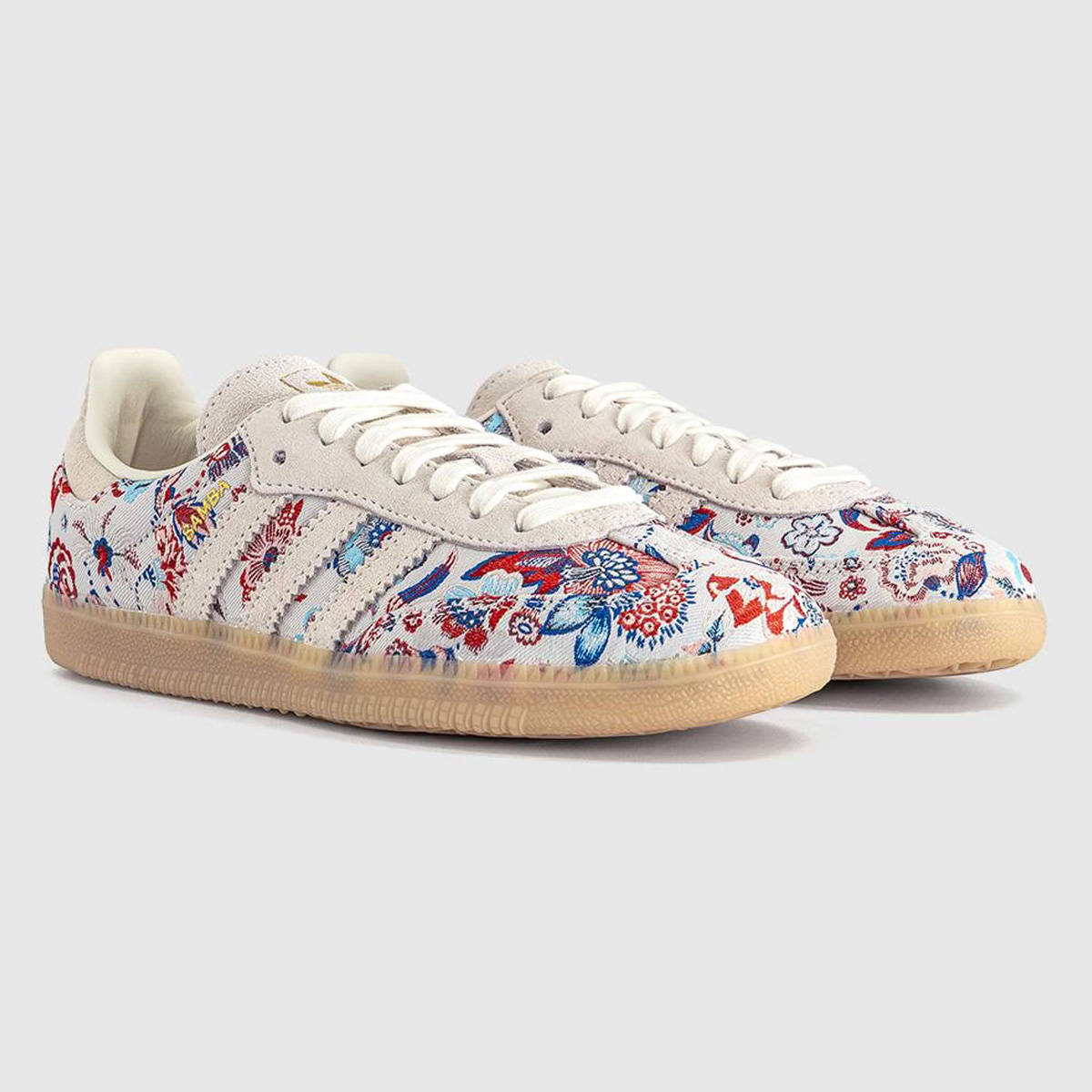Liberty London x adidas Samba OG Floral Off White Gum Pair