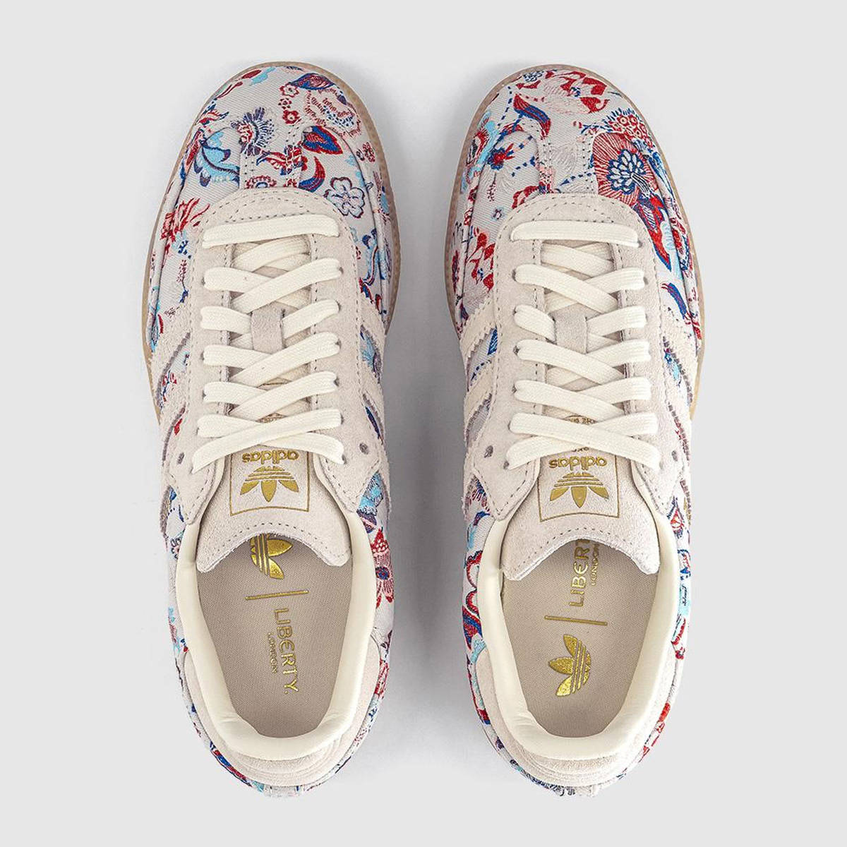 Liberty London x adidas Samba OG Floral Off White Gum Top