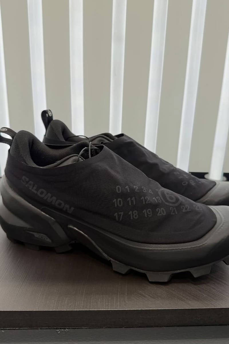 MM6 x Salomon Speedcross 3 Black front