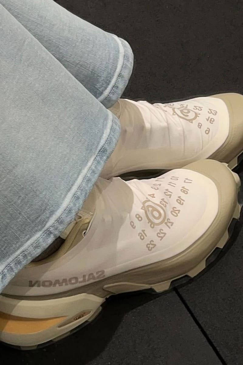 MM6 x Salomon Speedcross 3 Vanilla on foot