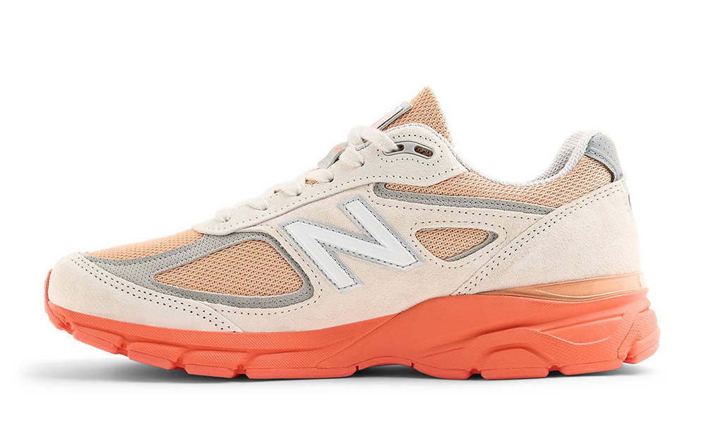 New Balance 990v4 Moonbeam Tangerine Heat U990MO4