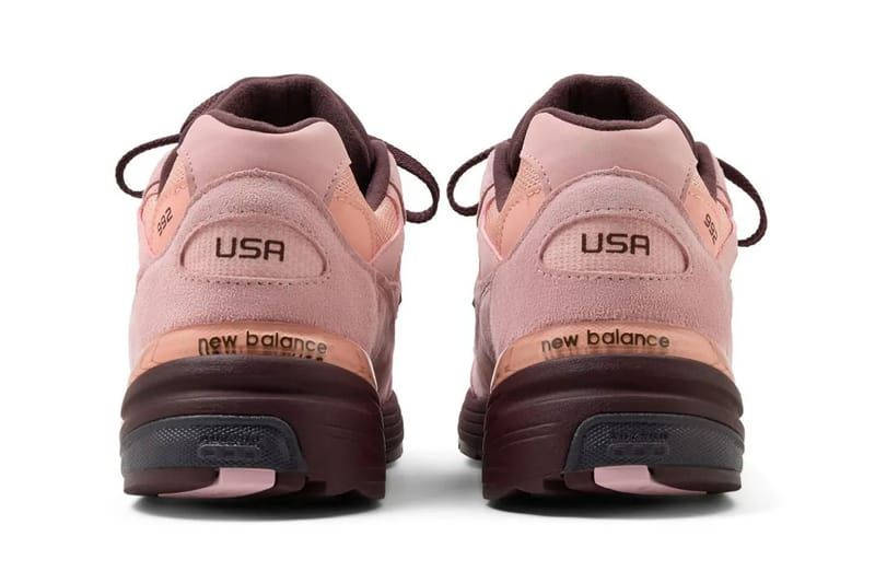 New Balance 992 Pink Chalk U992PK back