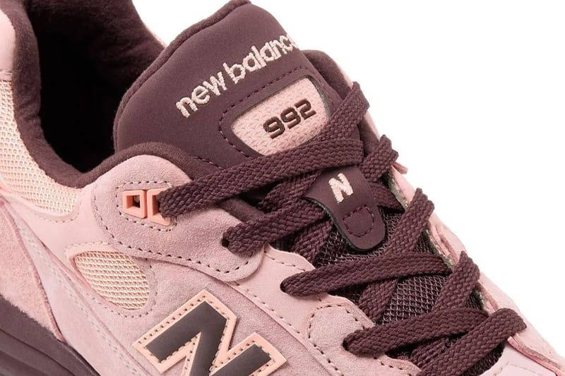 New Balance 992 Pink Chalk U992PK tongue