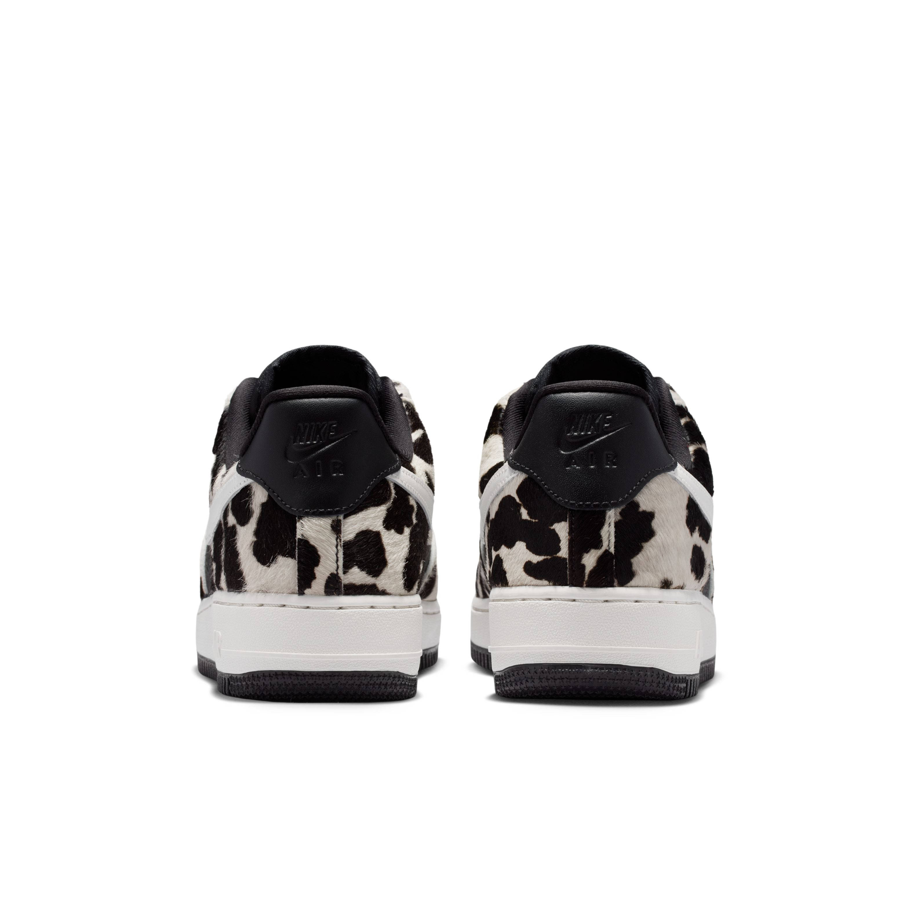 Nike Air Force 1 Low Cow Print Black IO0442-001 back