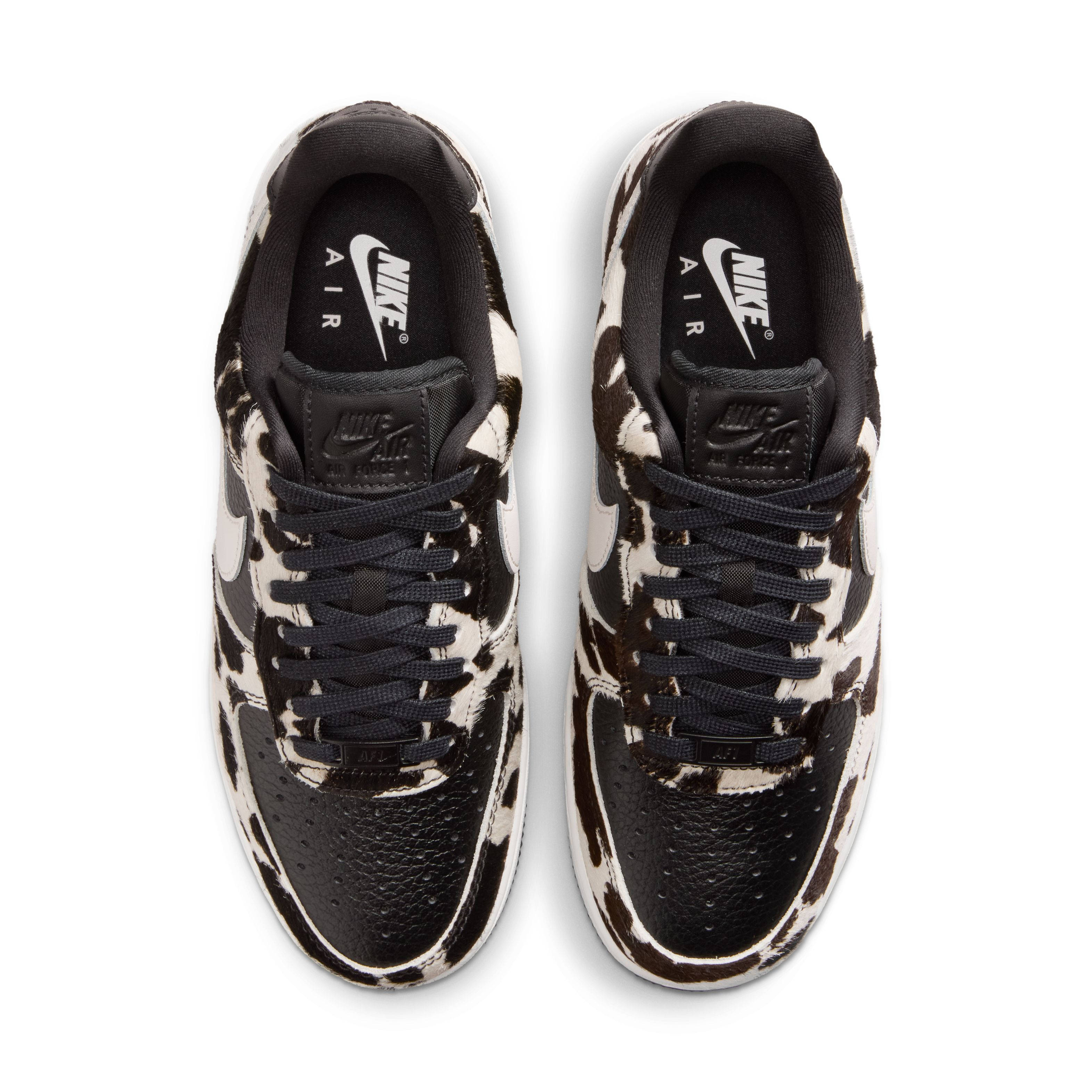 Nike Air Force 1 Low Cow Print Black IO0442-001 middle