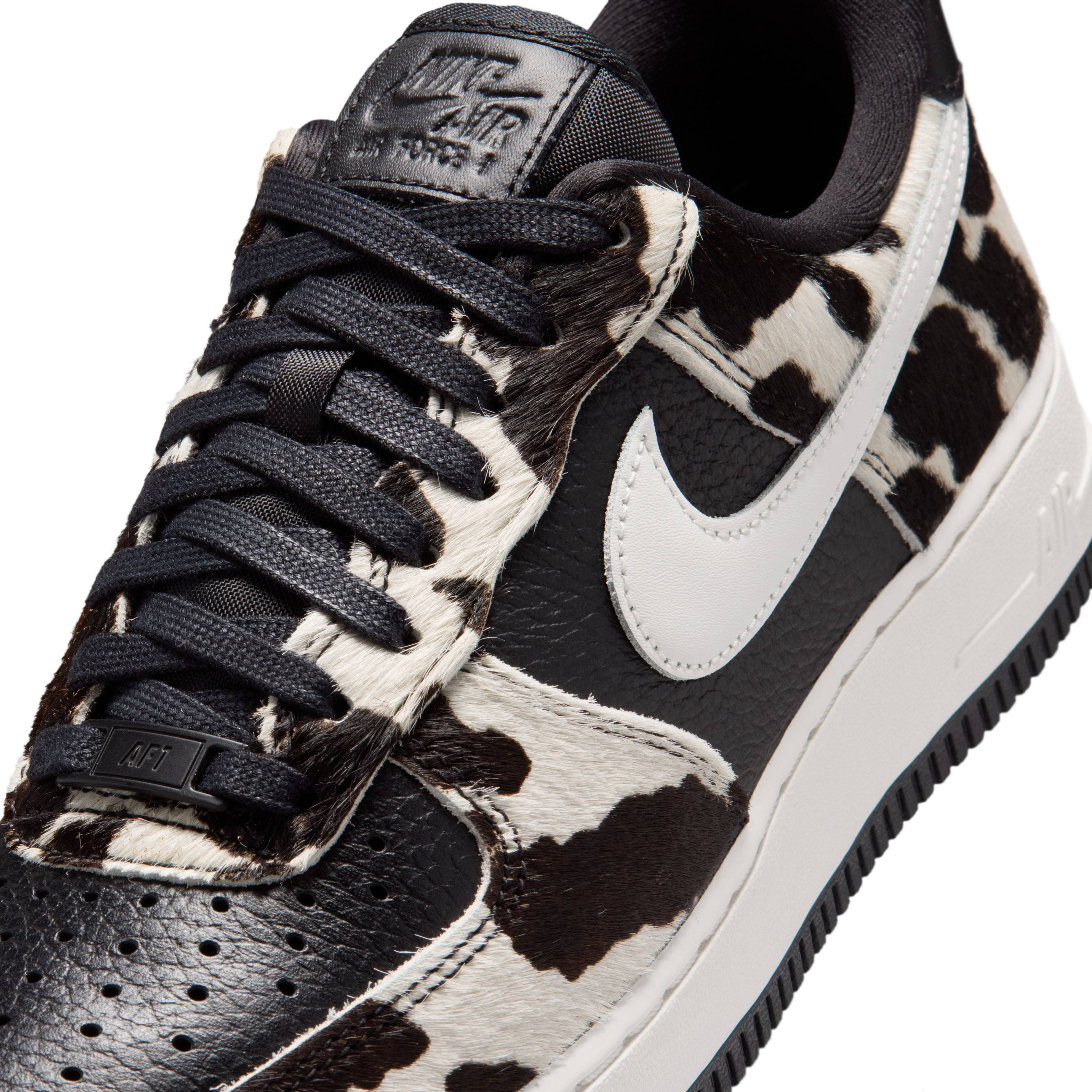 Nike Air Force 1 Low Cow Print Black