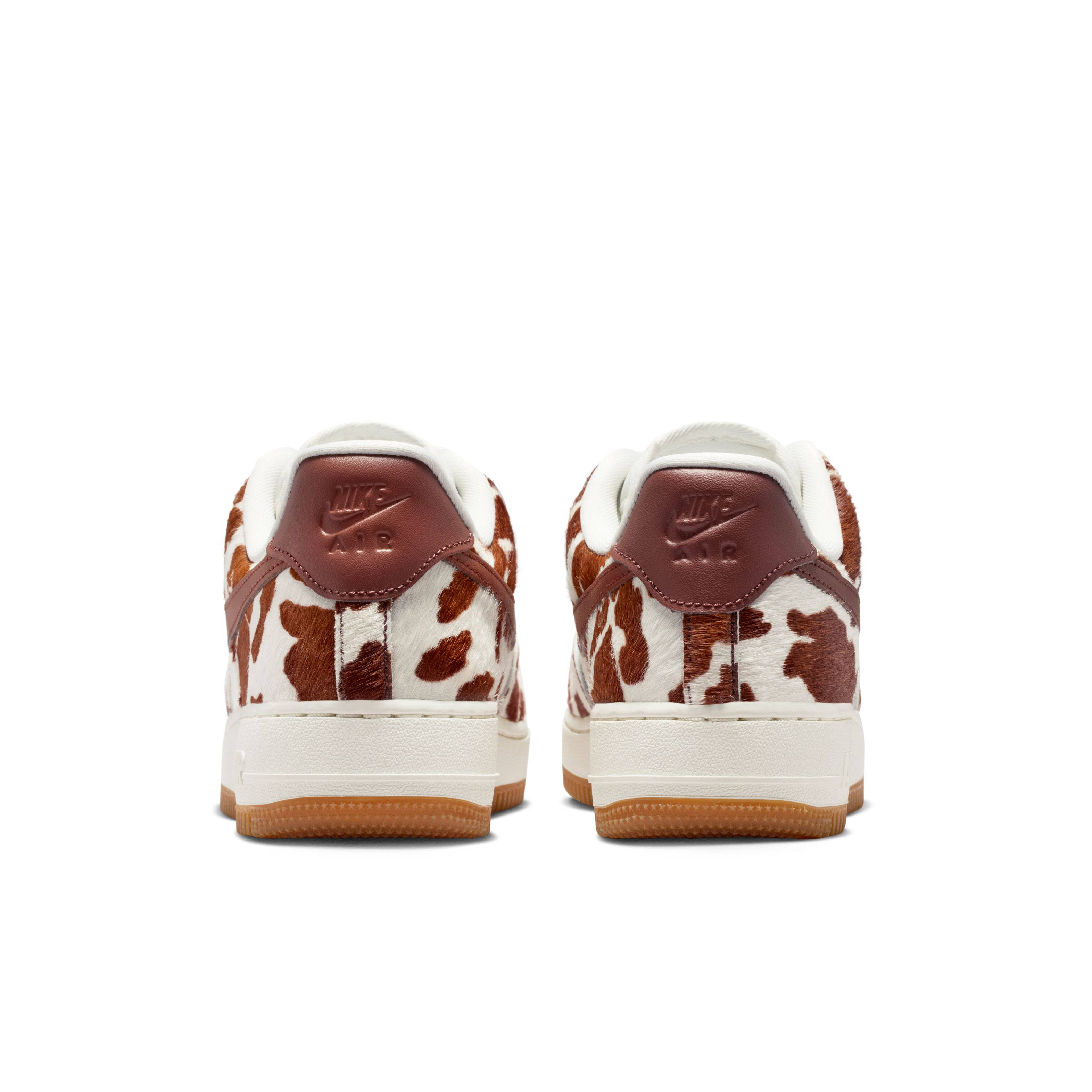 Nike Air Force 1 Low Cow Print Field Brown IO0442-200 back