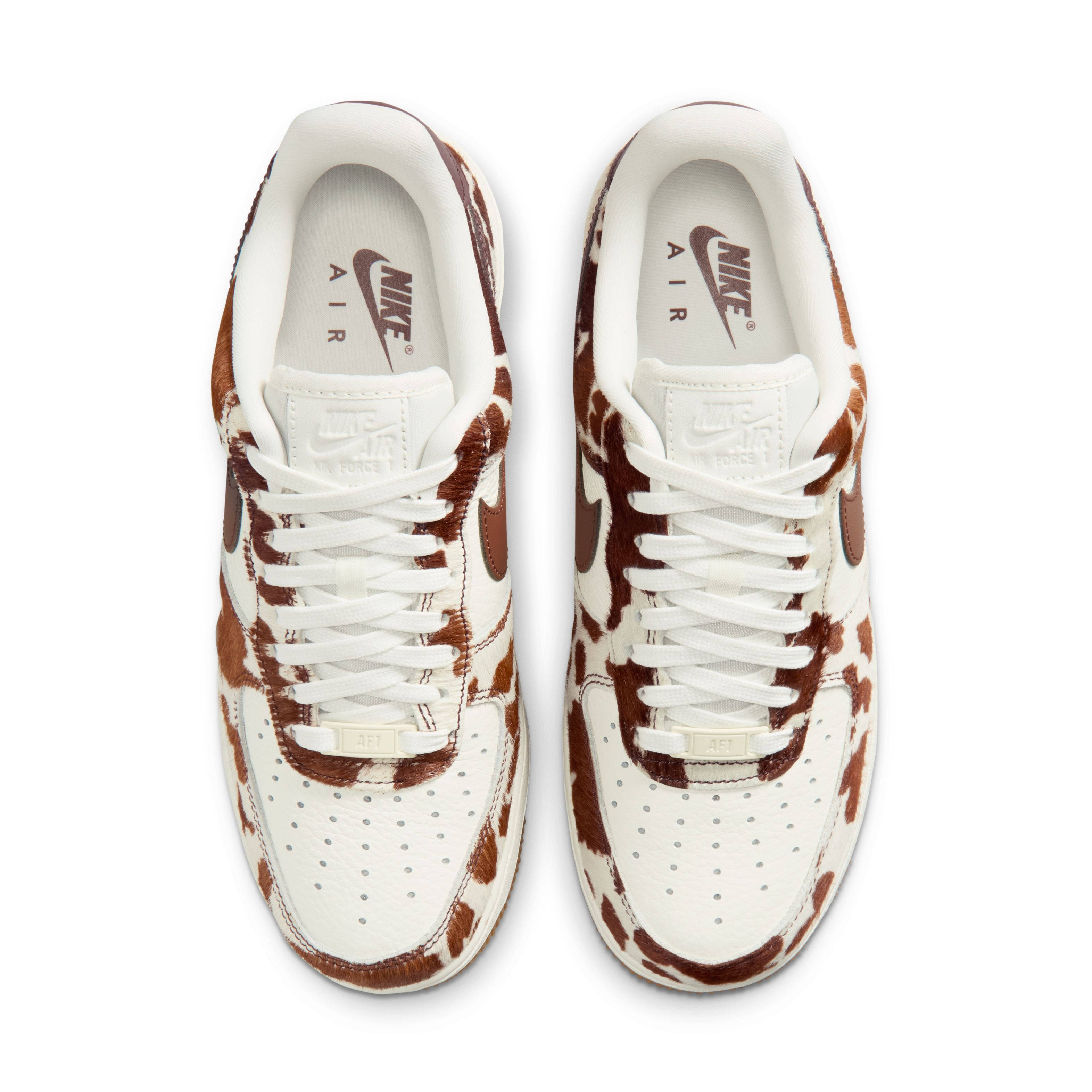 Nike Air Force 1 Low Cow Print Field Brown IO0442-200 middle