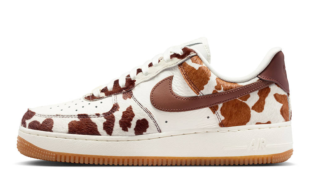 Nike Air Force 1 Low Cow Print Field Brown IO0442-200