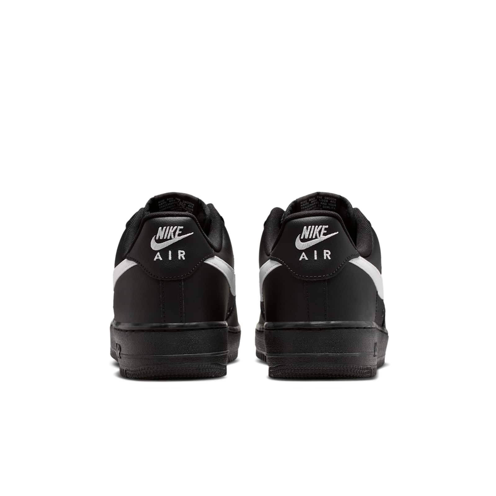 Nike Air Force 1 Low Ripstop Black White IR0952-001 back