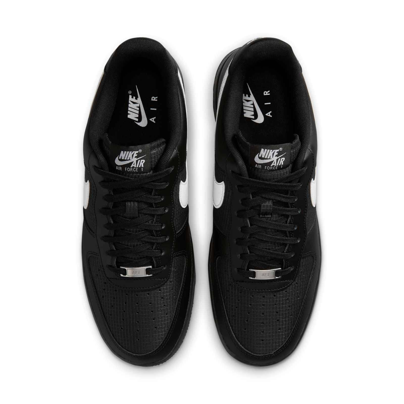 Nike Air Force 1 Low Ripstop Black White IR0952-001 middle