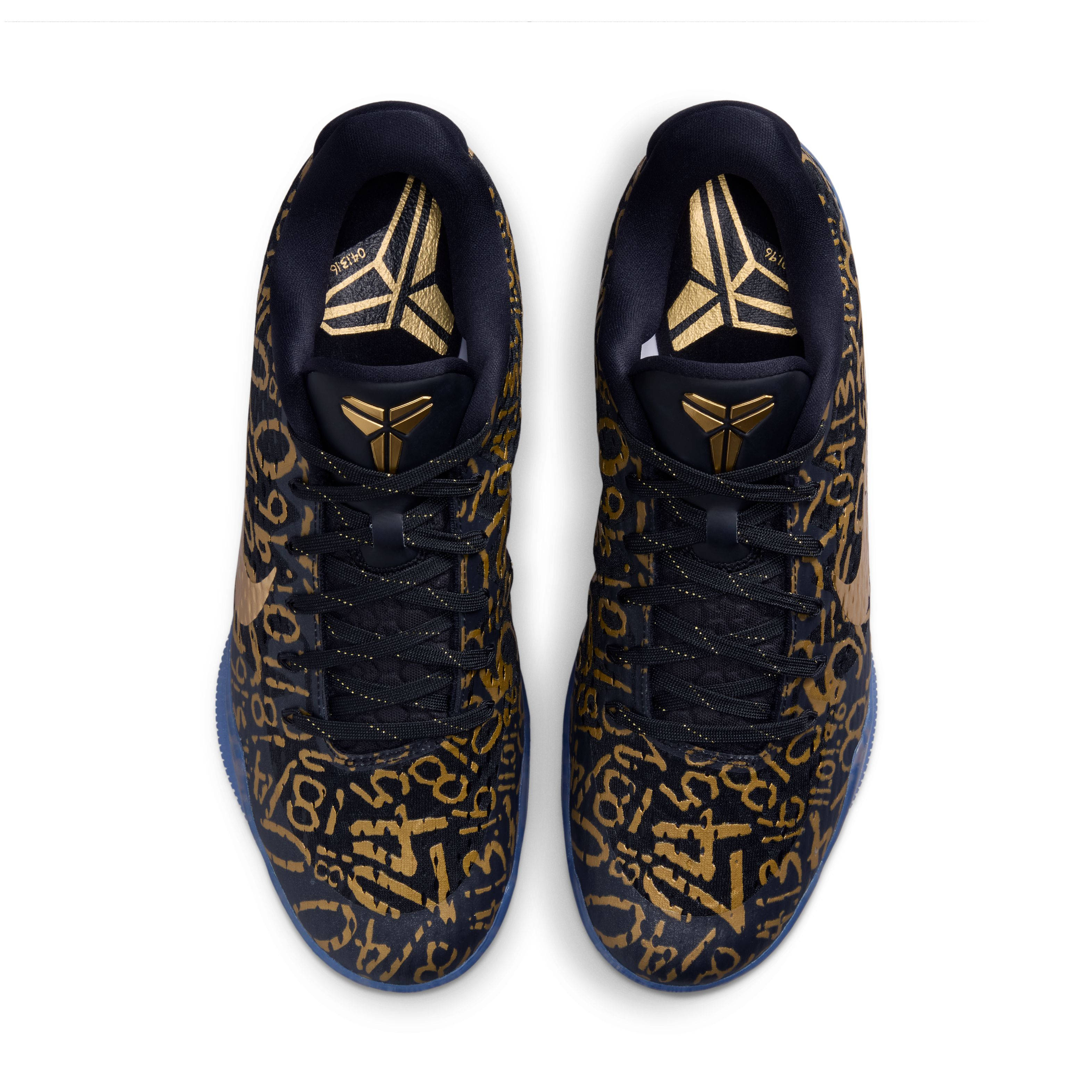 NIKE Kobe xi ID コービー11 Nike Kobe 11 XI ID iD Mamba Day Black/White/Yellow Sneakers Men's