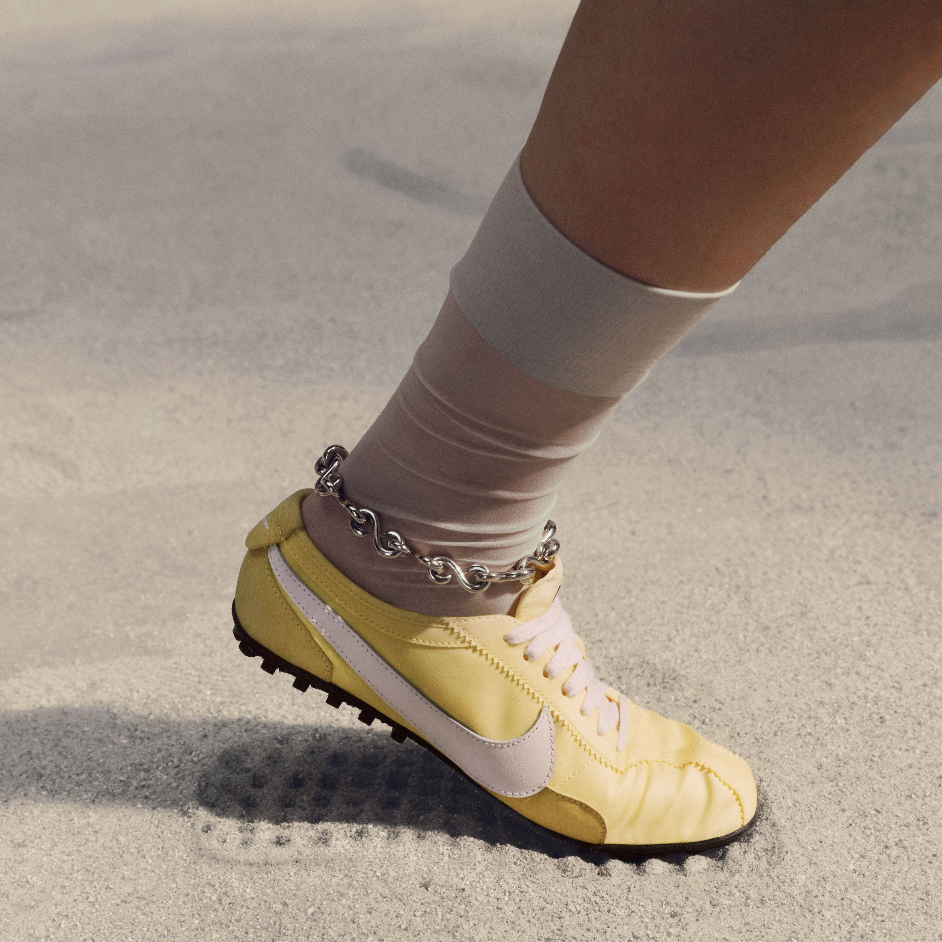 Nike Moon Shoe Soft Yellow IW0955-700 on foot