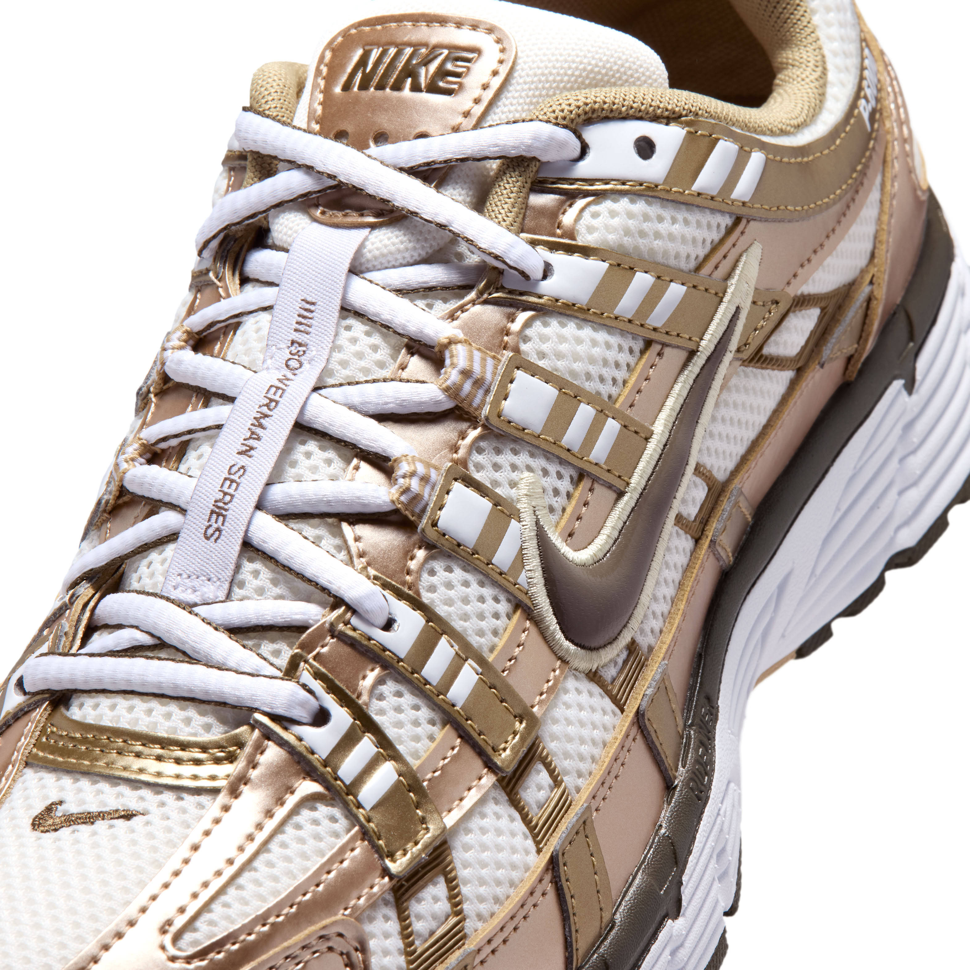 Nike P-6000 Sail Linen Dark Hazel Detail