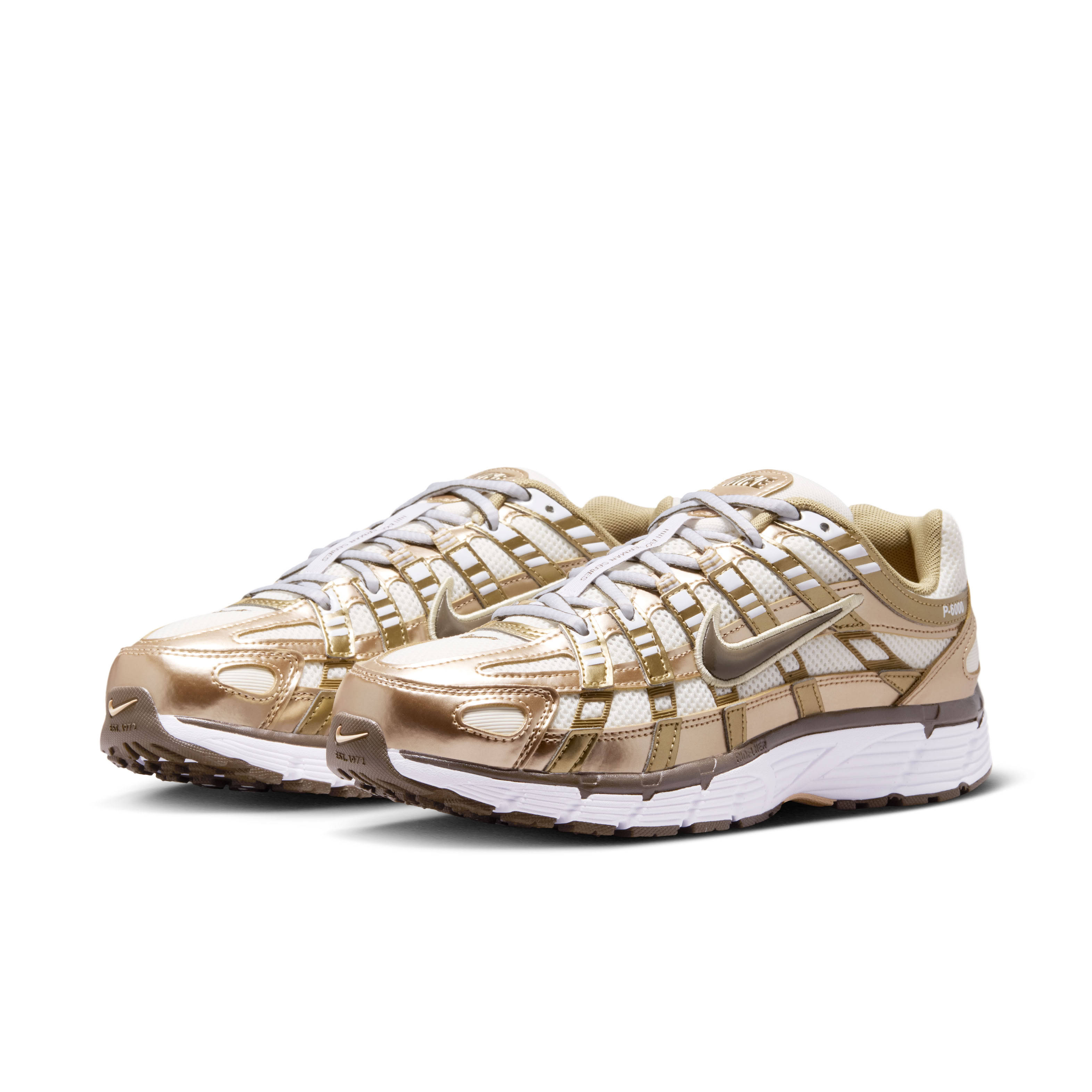 Nike P-6000 Sail Linen Dark Hazel Pair