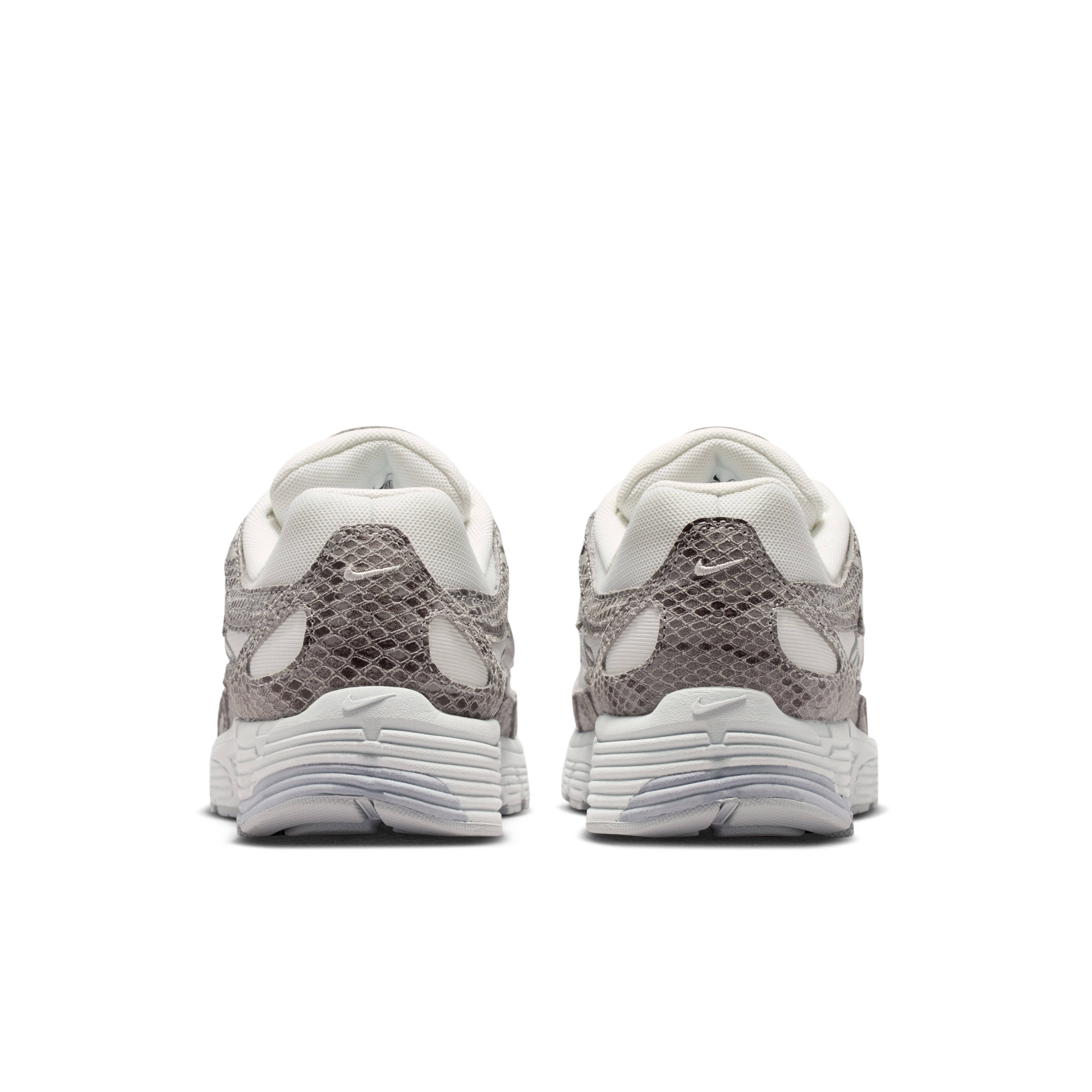 Nike P-6000 SE Snakeskin Metallic Silver Heel