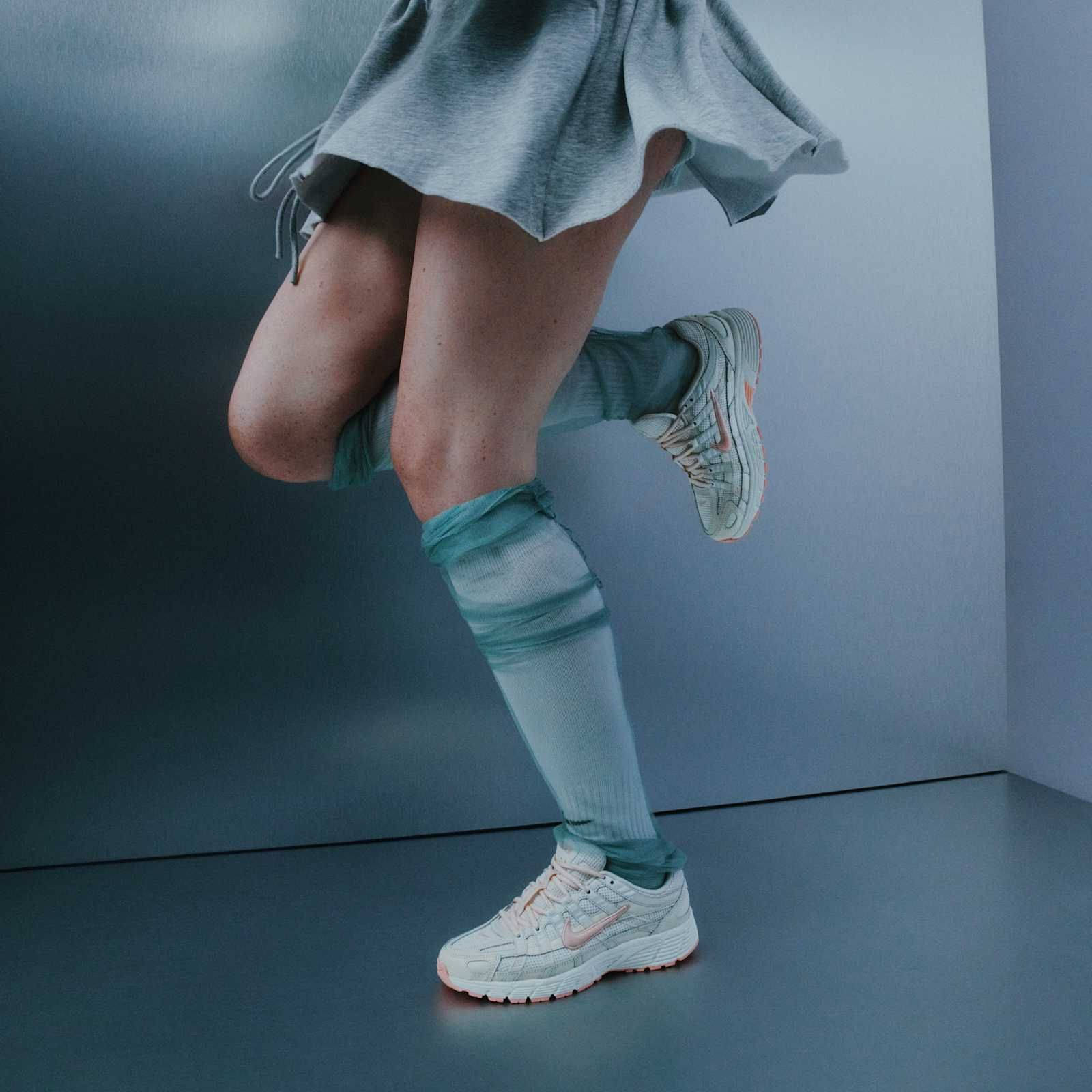 Nike P-6000 Soft Pearl Arctic Orange IR1215-101 on foot
