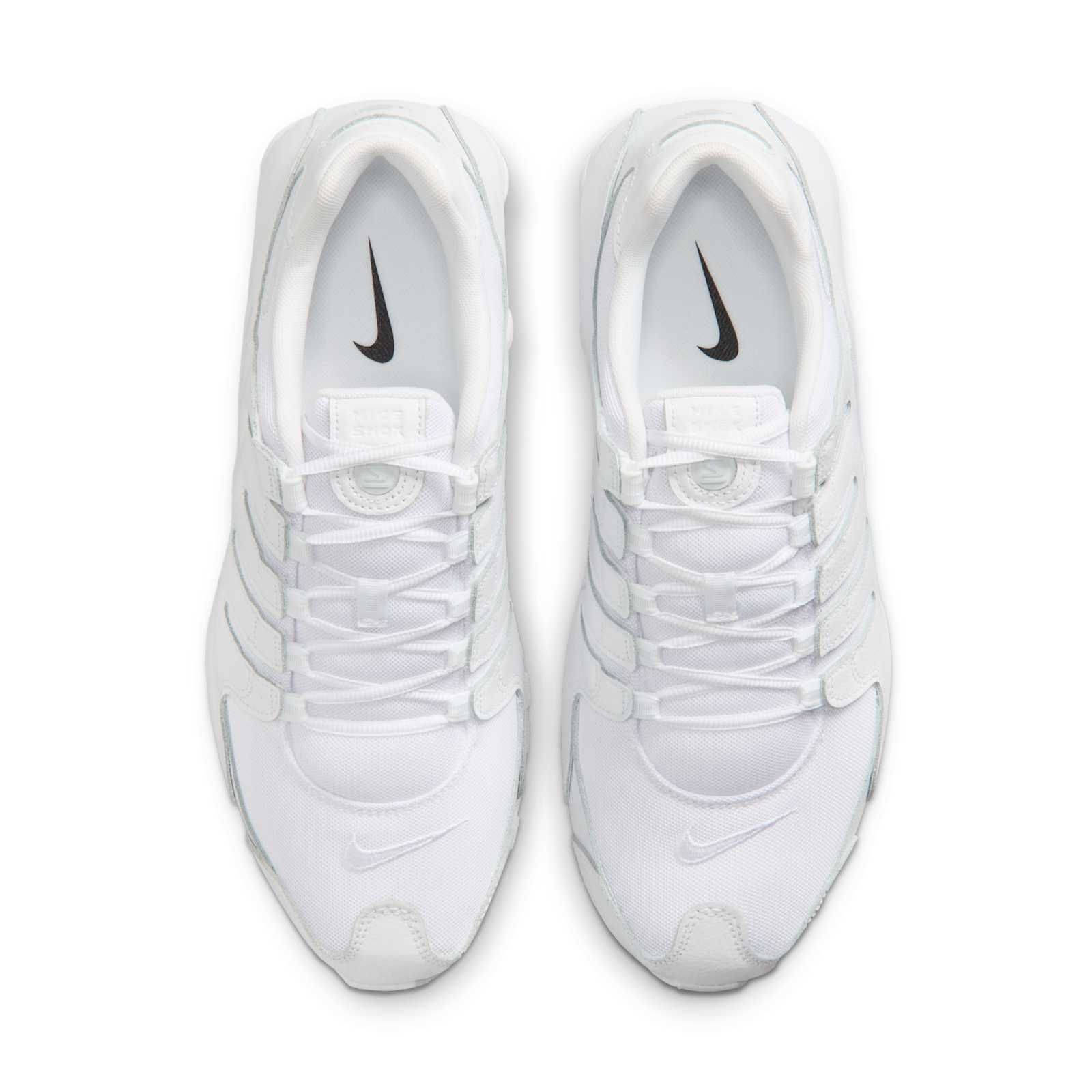 Nike Shox NZ Triple White IQ8263-100 middle