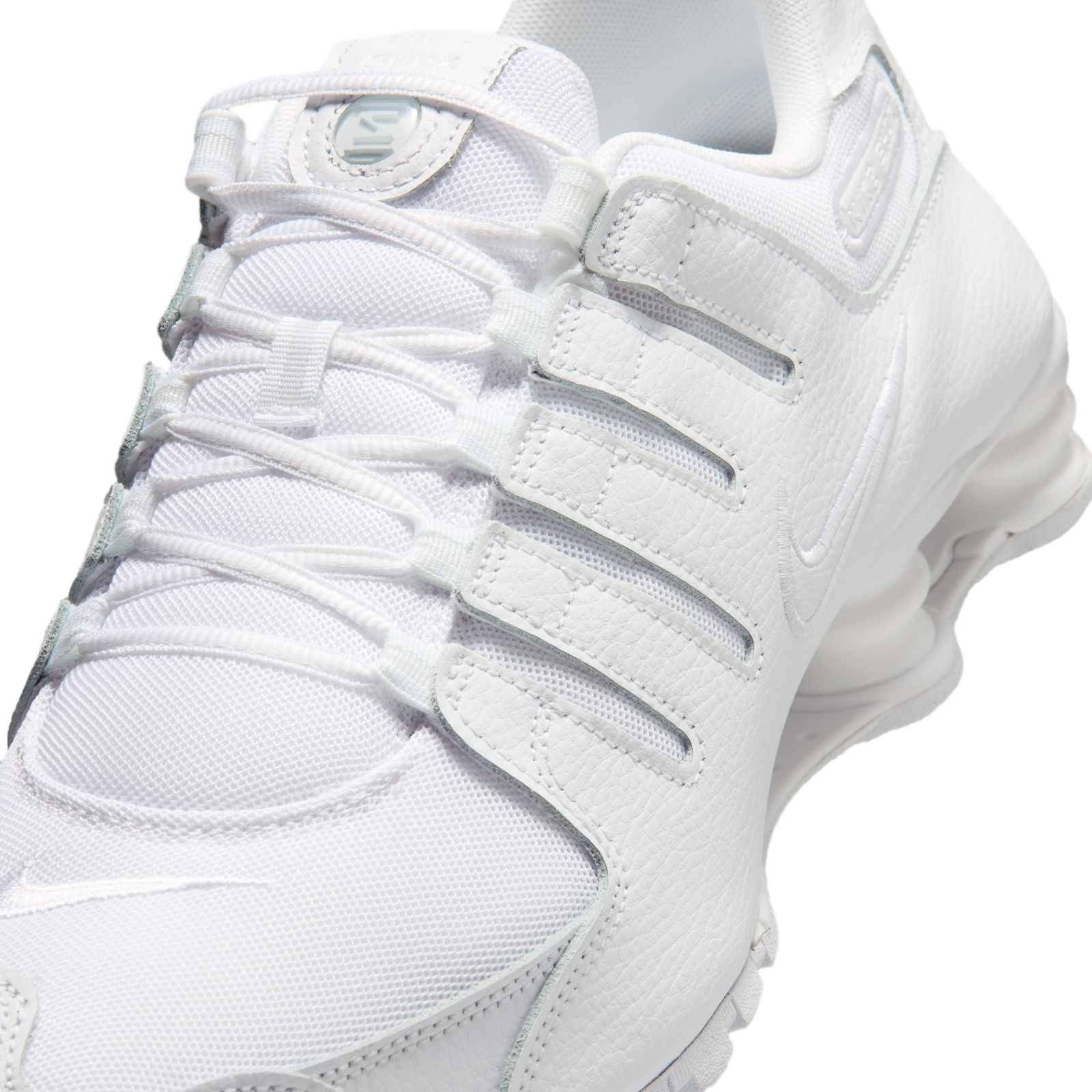 Nike Shox NZ Triple White IQ8263-100 side