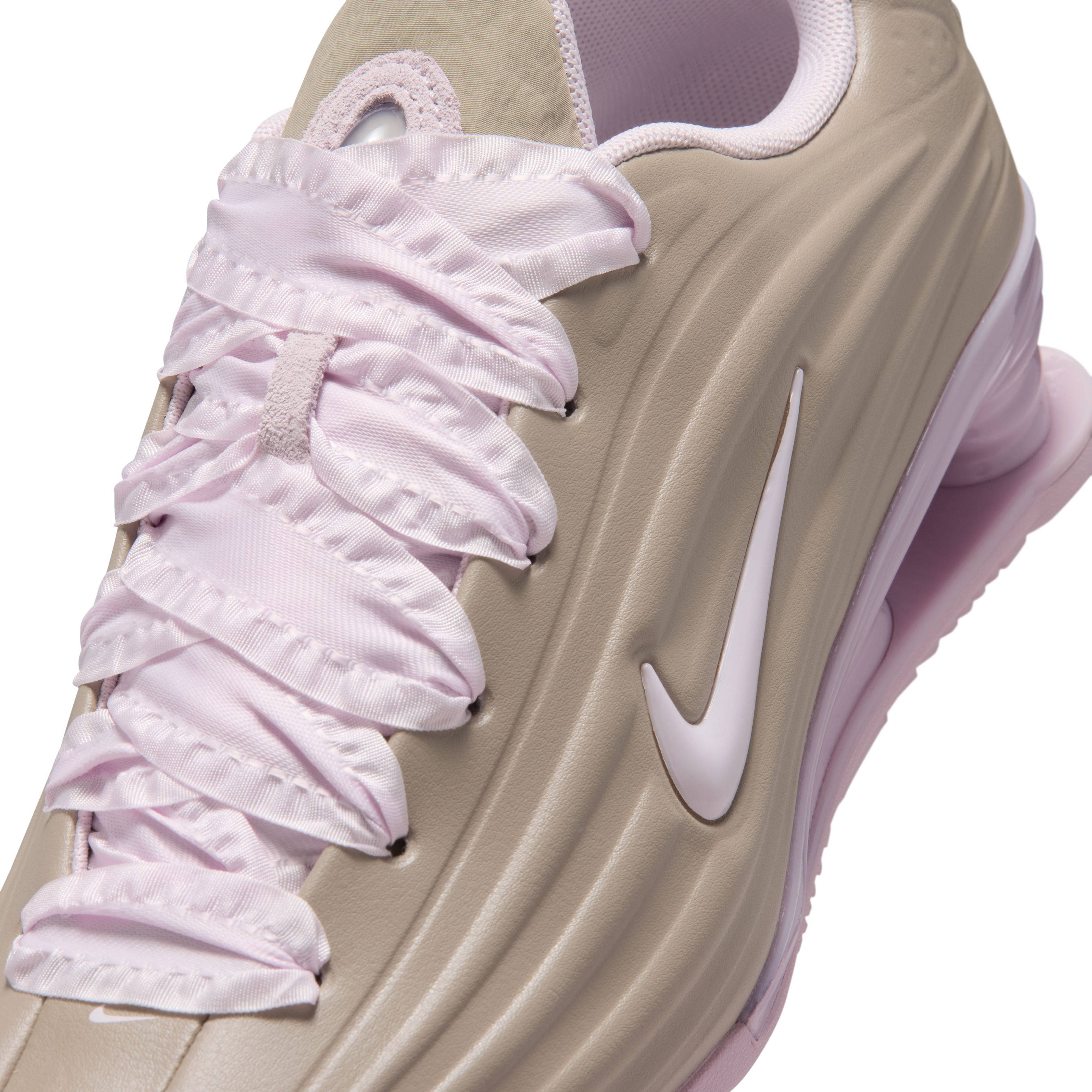 Nike Shox Z Enigma Stone Bleached Dry Rack IV6171-001 tongue