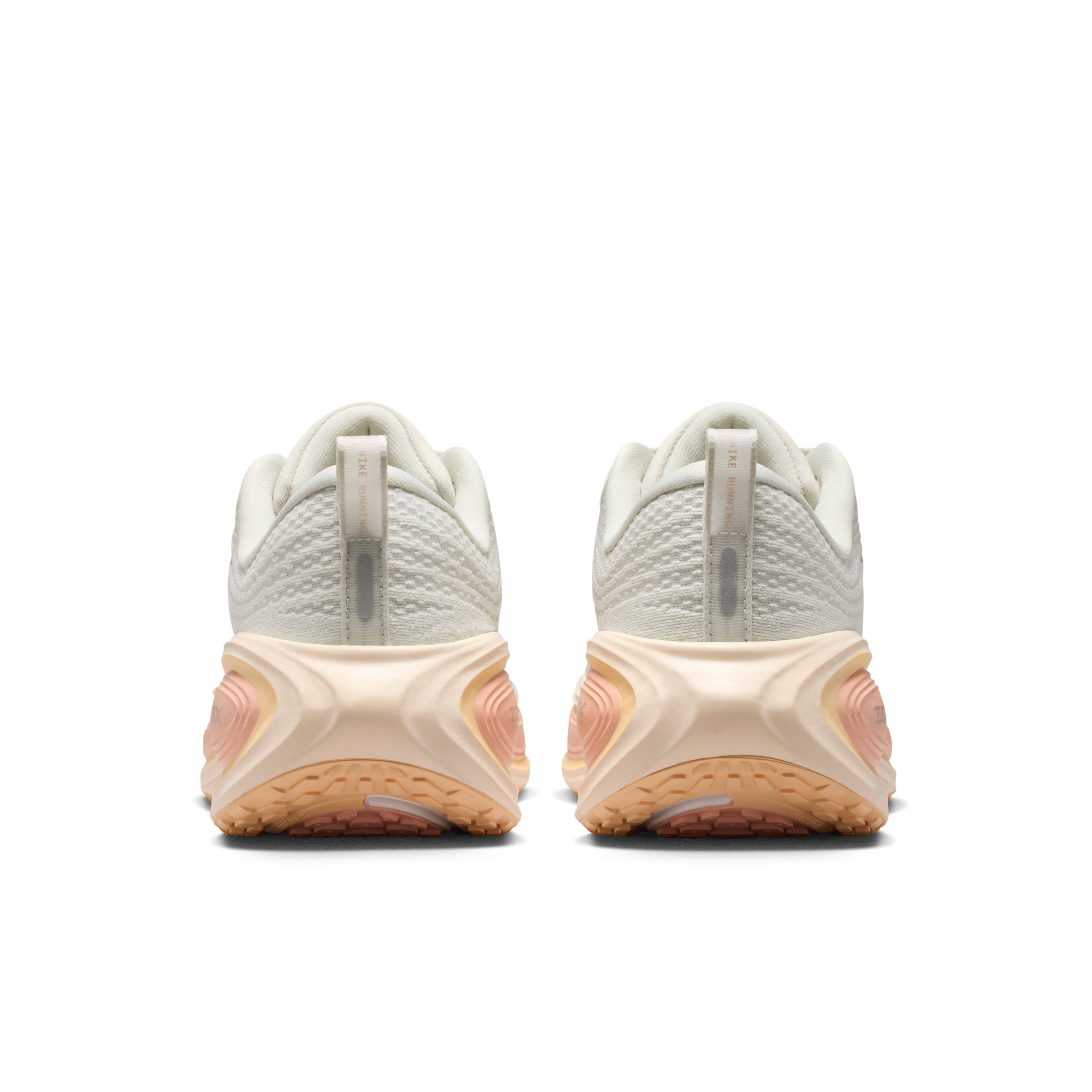 Nike Vomero Plus Light Bone Arctic Orange Heel